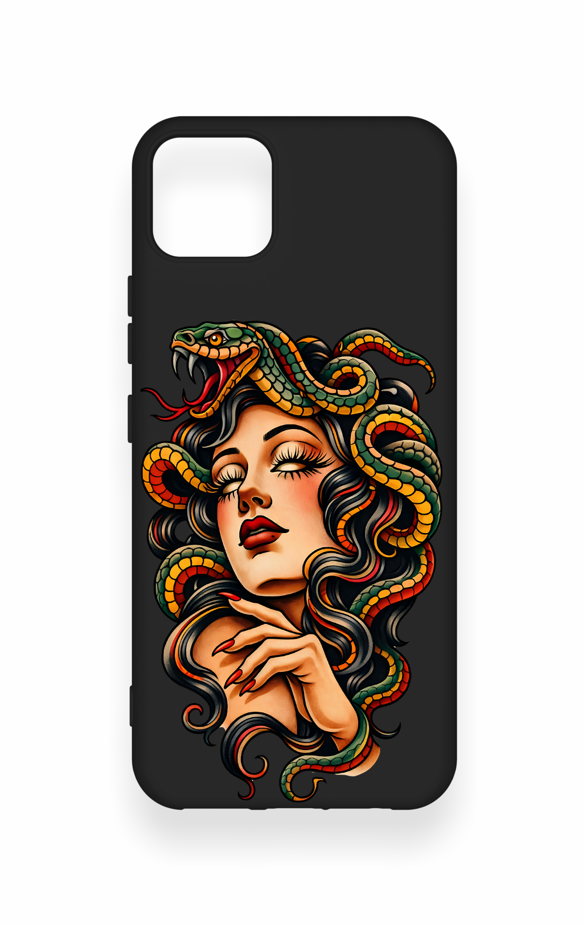 Realme C11 2021 Uyumlu Medusa Desenli Silikon Kılıf