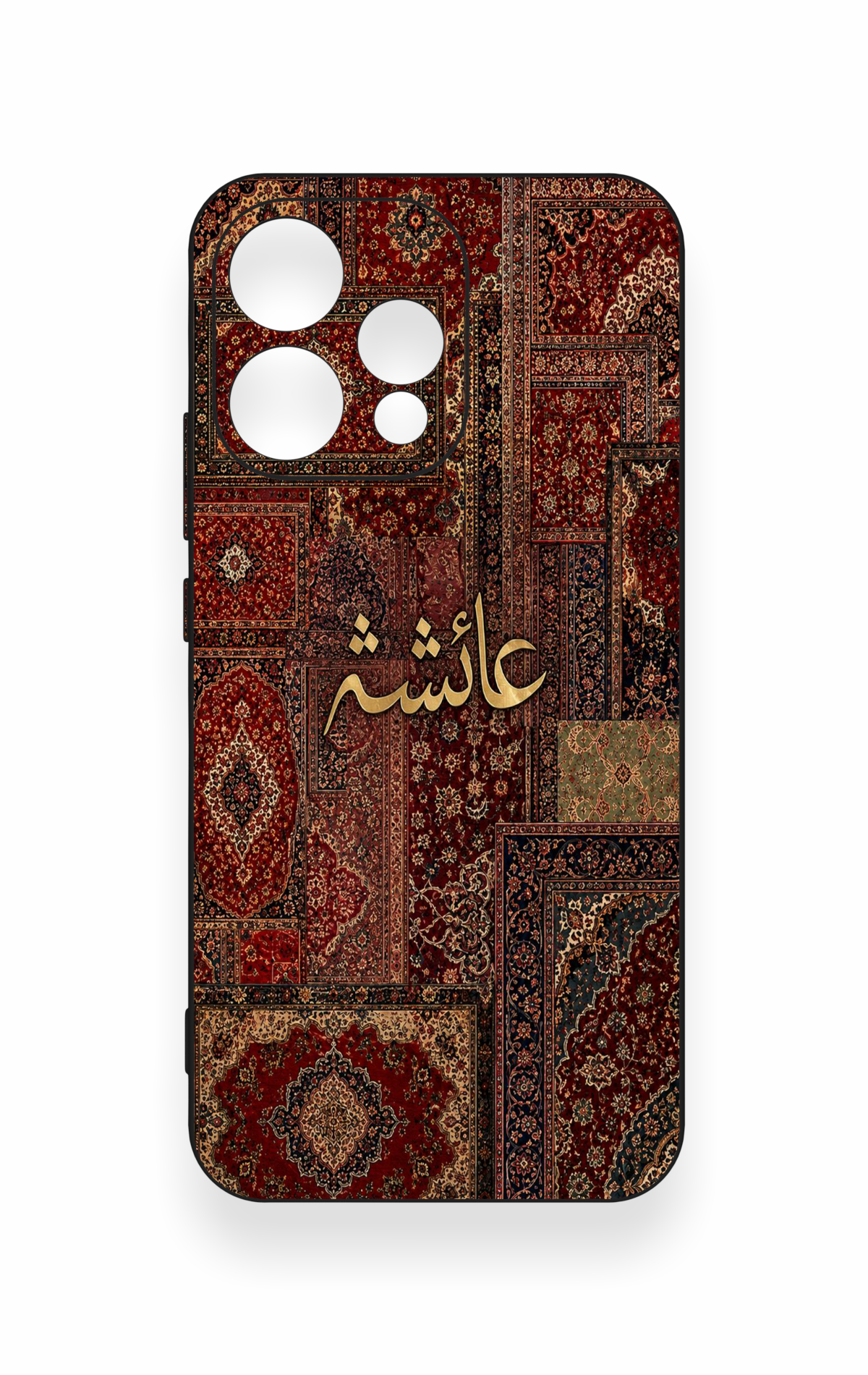 Oppo Reno 15 5G Uyumlu Vintage Halı Desenli Silikon Kılıf