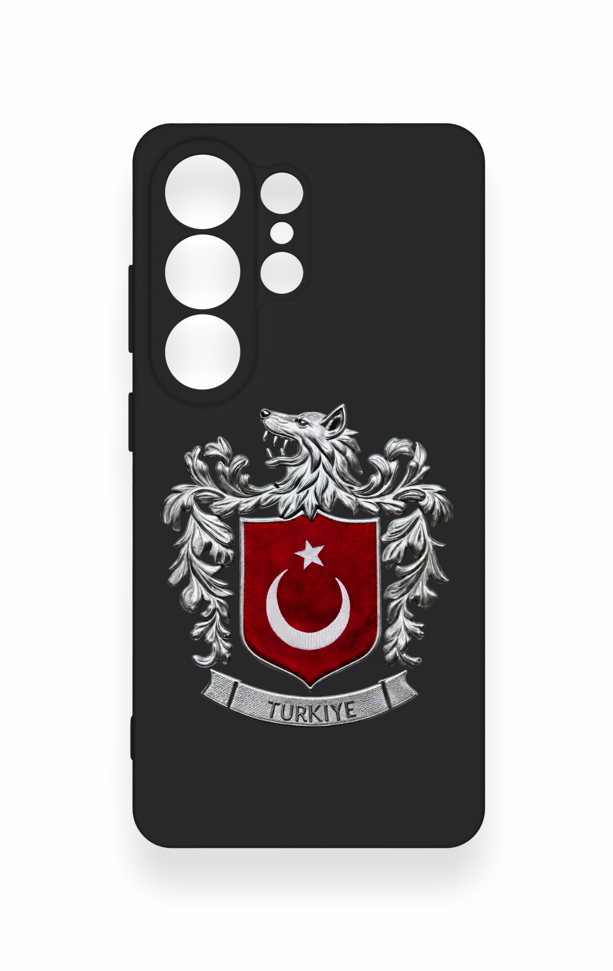 Samsung S26 Ultra Uyumlu Türk Arma Desenli Silikon Kılıf