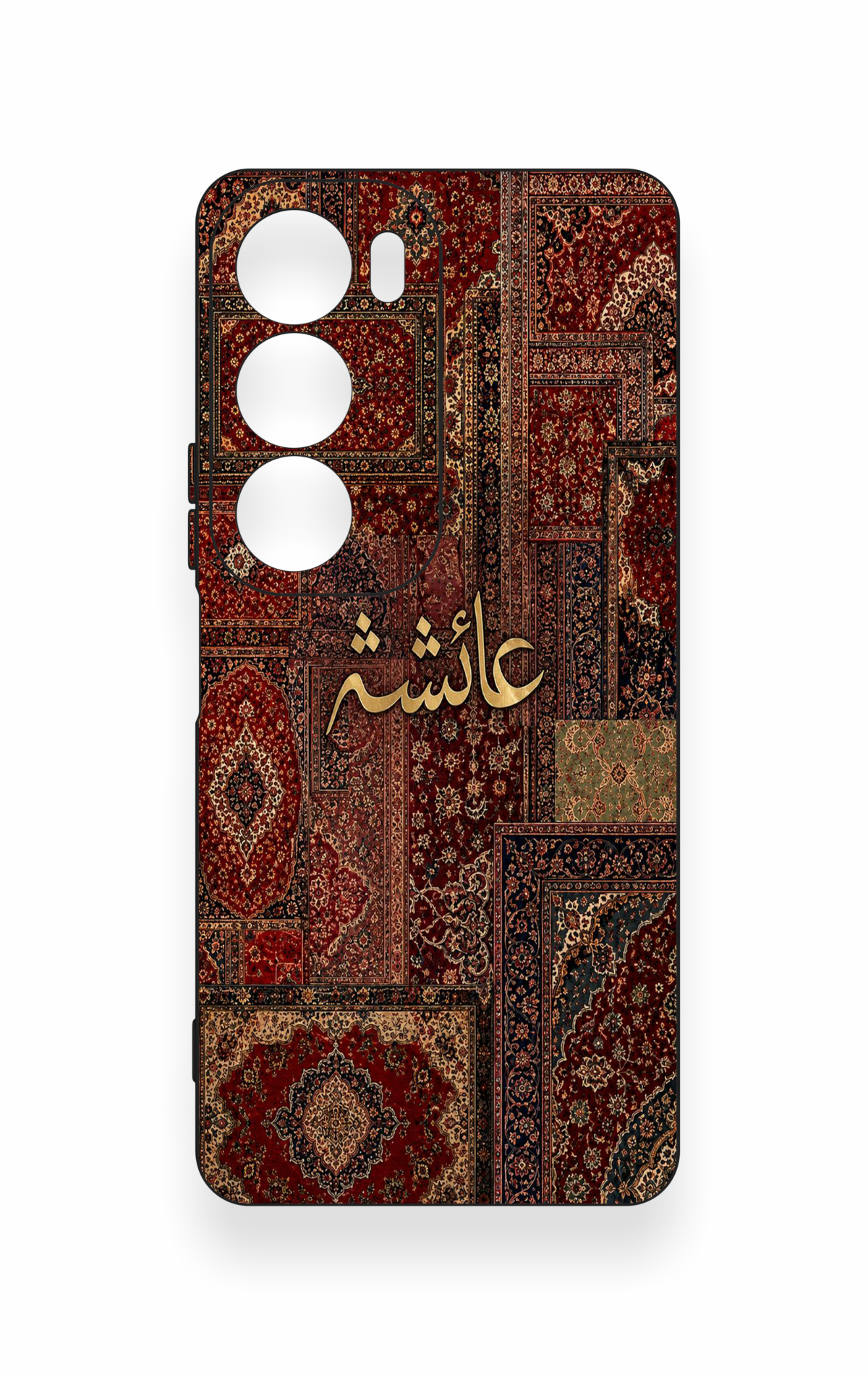 Vivo Y19s Uyumlu Vintage Halı Desenli Silikon Kılıf