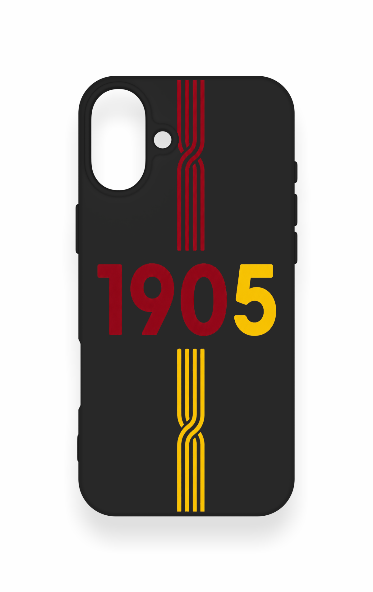 iPhone 16 Plus Uyumlu 1905 Kemer Desenli Silikon Kılıf