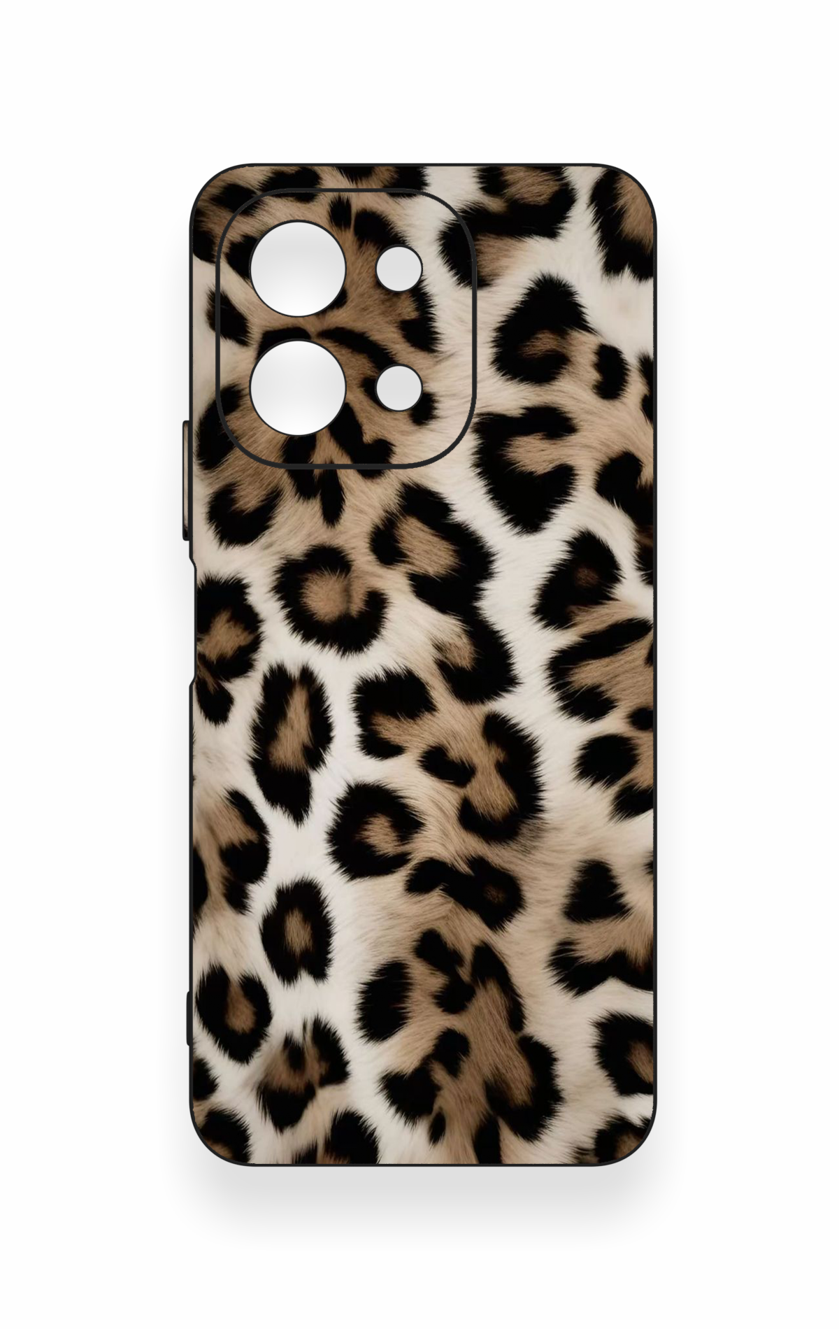 Vivo Y28 Uyumlu Leopar Derisi Desenli Silikon Kılıf