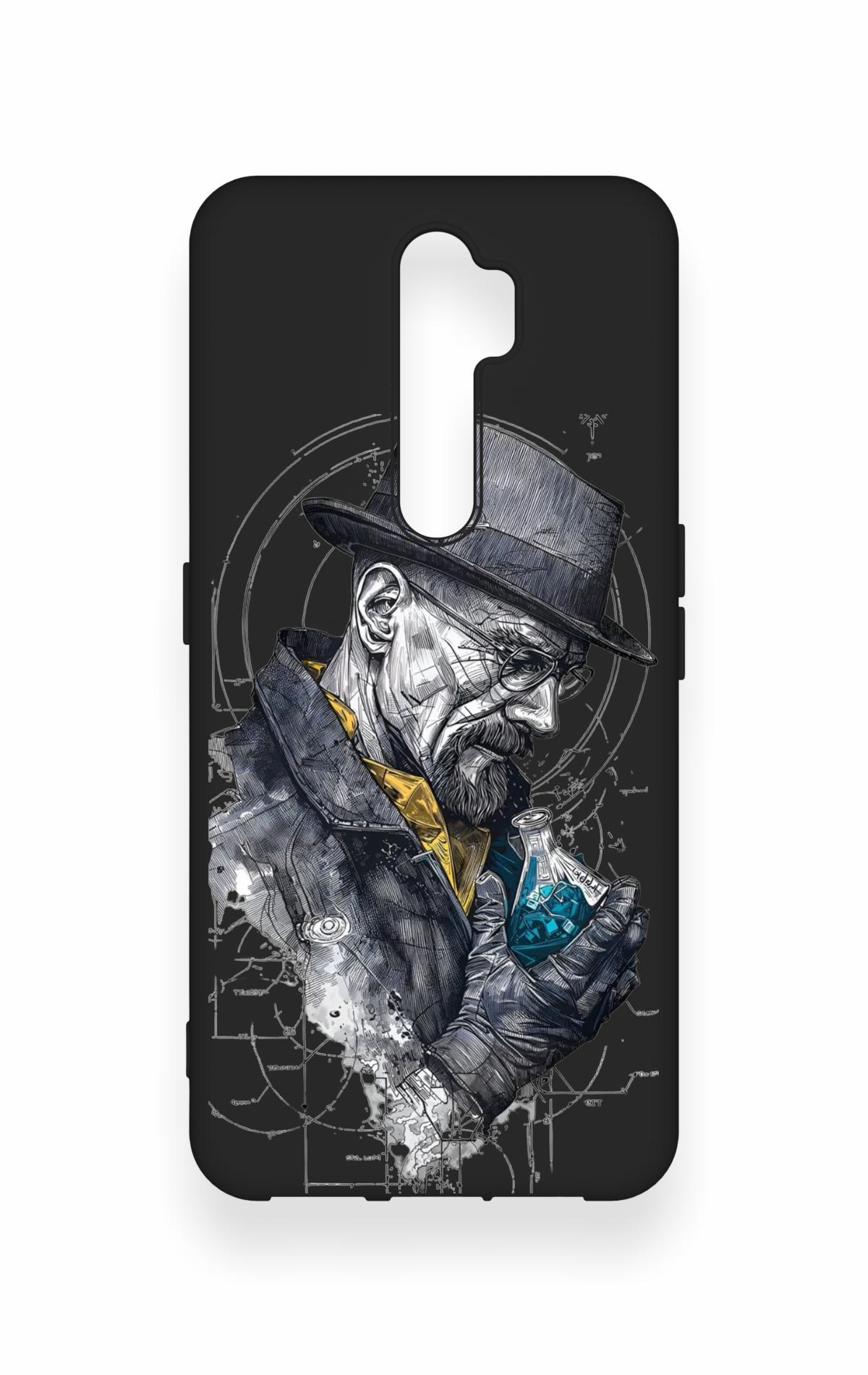 Oppo A9 2020 Uyumlu Walter White Desenli Silikon Kılıf