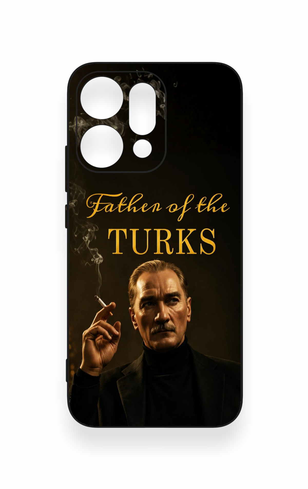 Oppo Reno 14 Uyumlu Father Of The Turks Desenli Silikon Kılıf