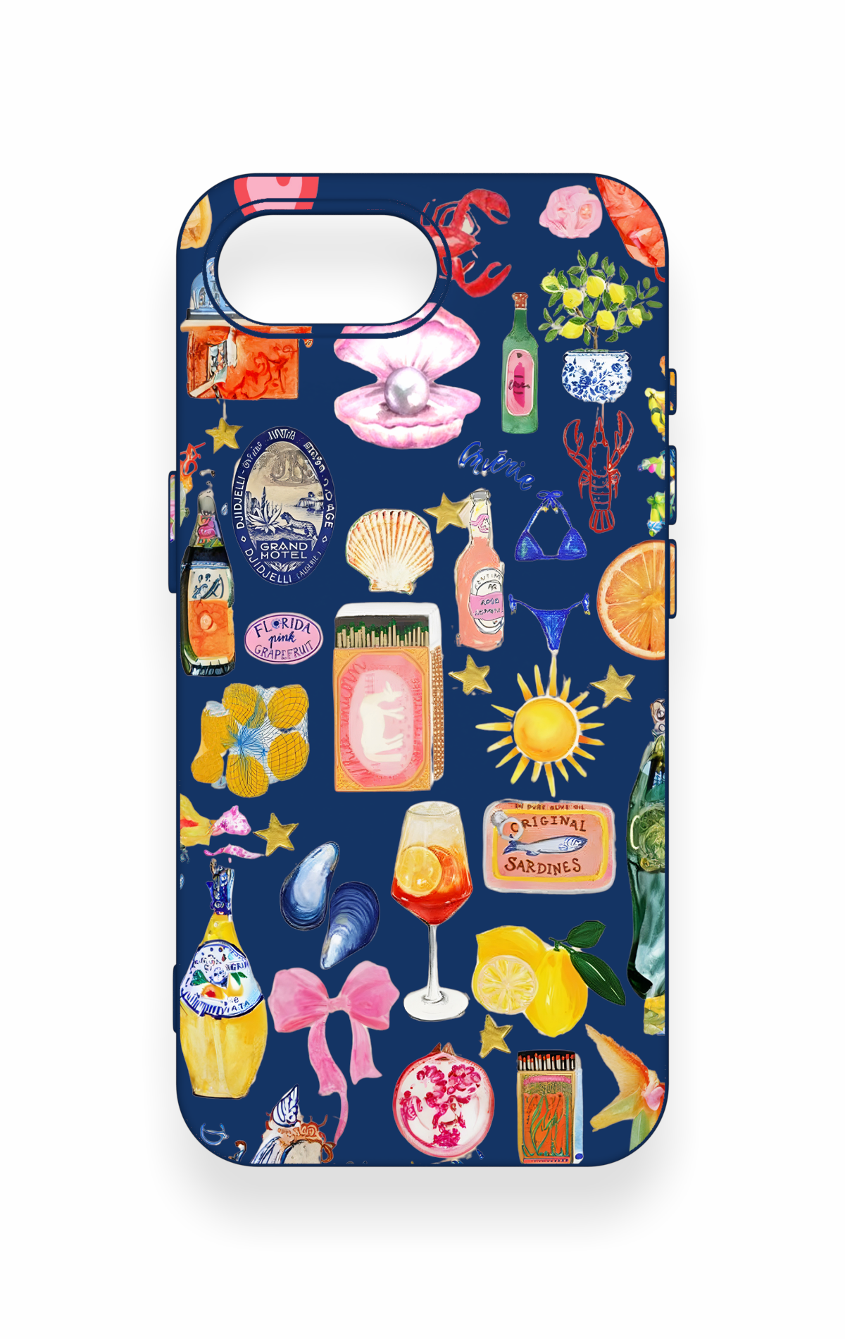 iPhone 16E Uyumlu Summer Desenli Silikon Kılıf