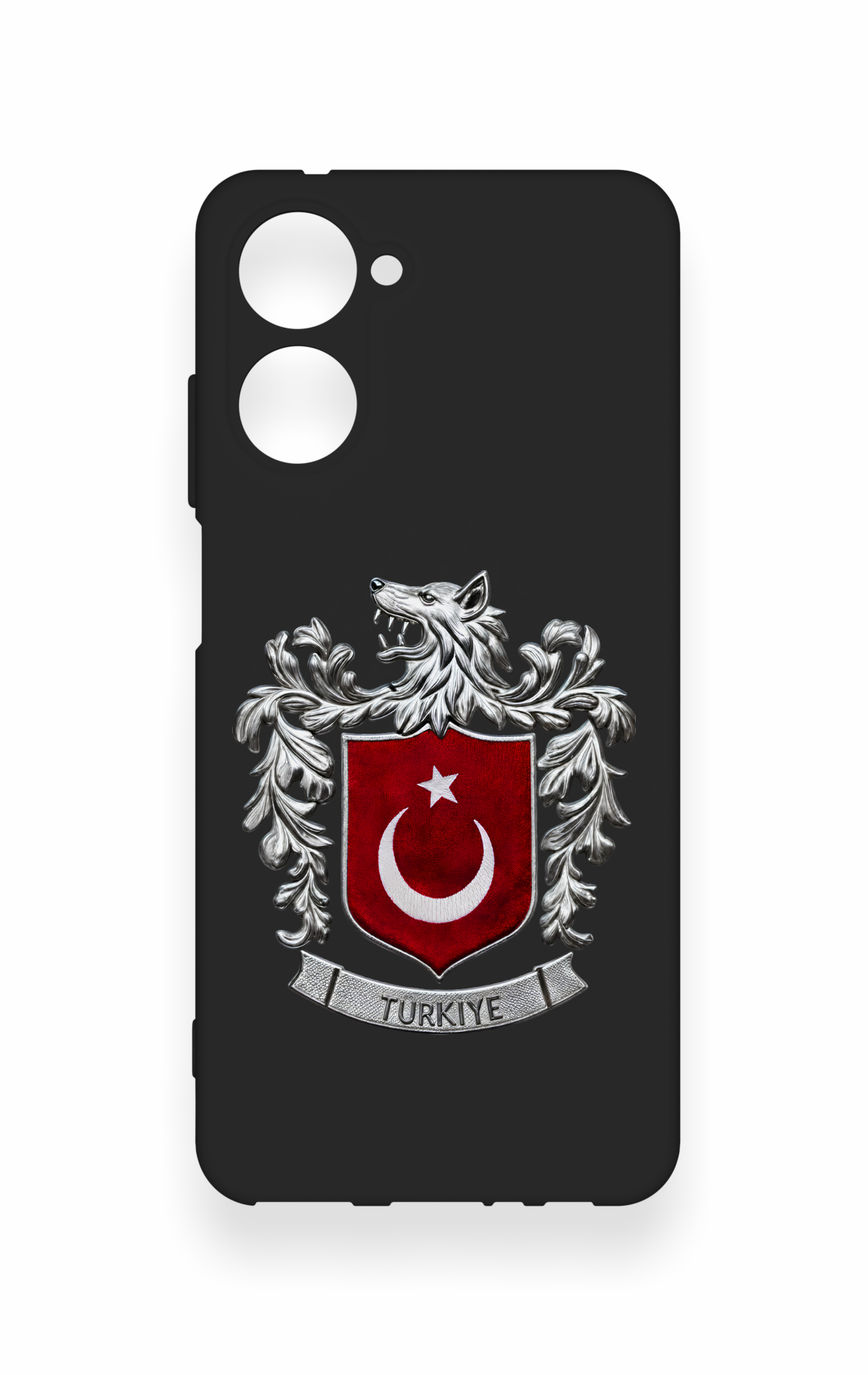 Realme 10 Uyumlu Türk Arma Desenli Silikon Kılıf