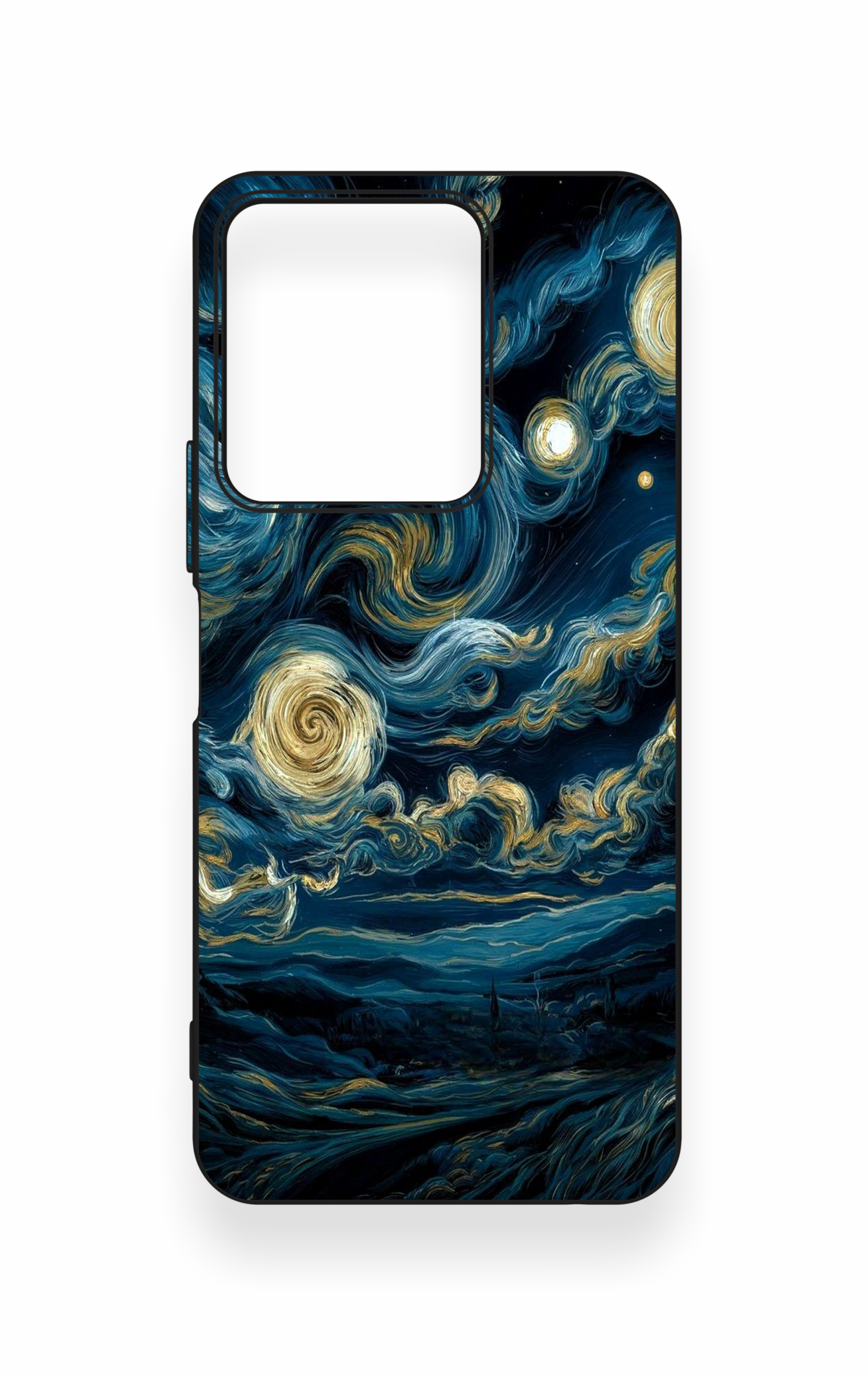 Vivo Y35 Uyumlu Yıldızlı Gece Desenli Silikon Kılıf