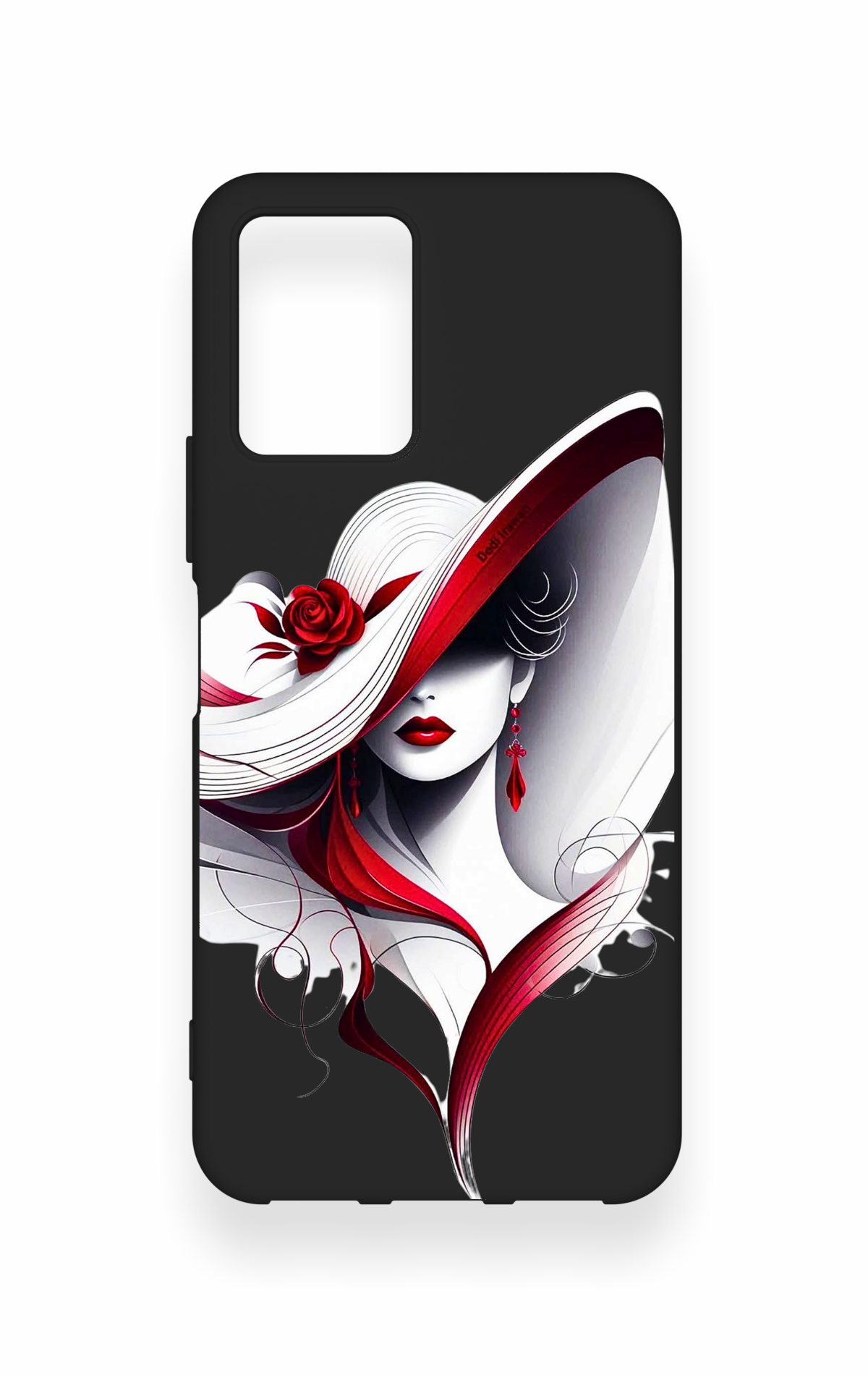 Vivo Y21S Uyumlu Matmazel Desenli Silikon Kılıf