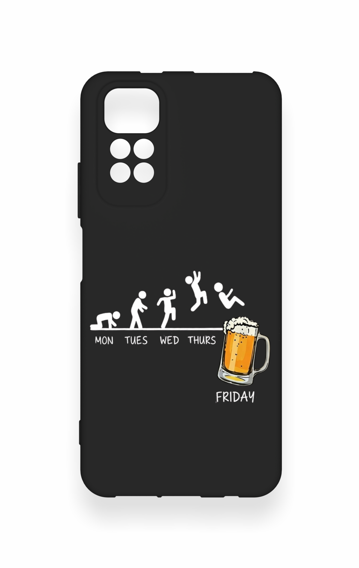Redmi Note 11S Uyumlu Fun Day Friday Desenli Silikon Kılıf