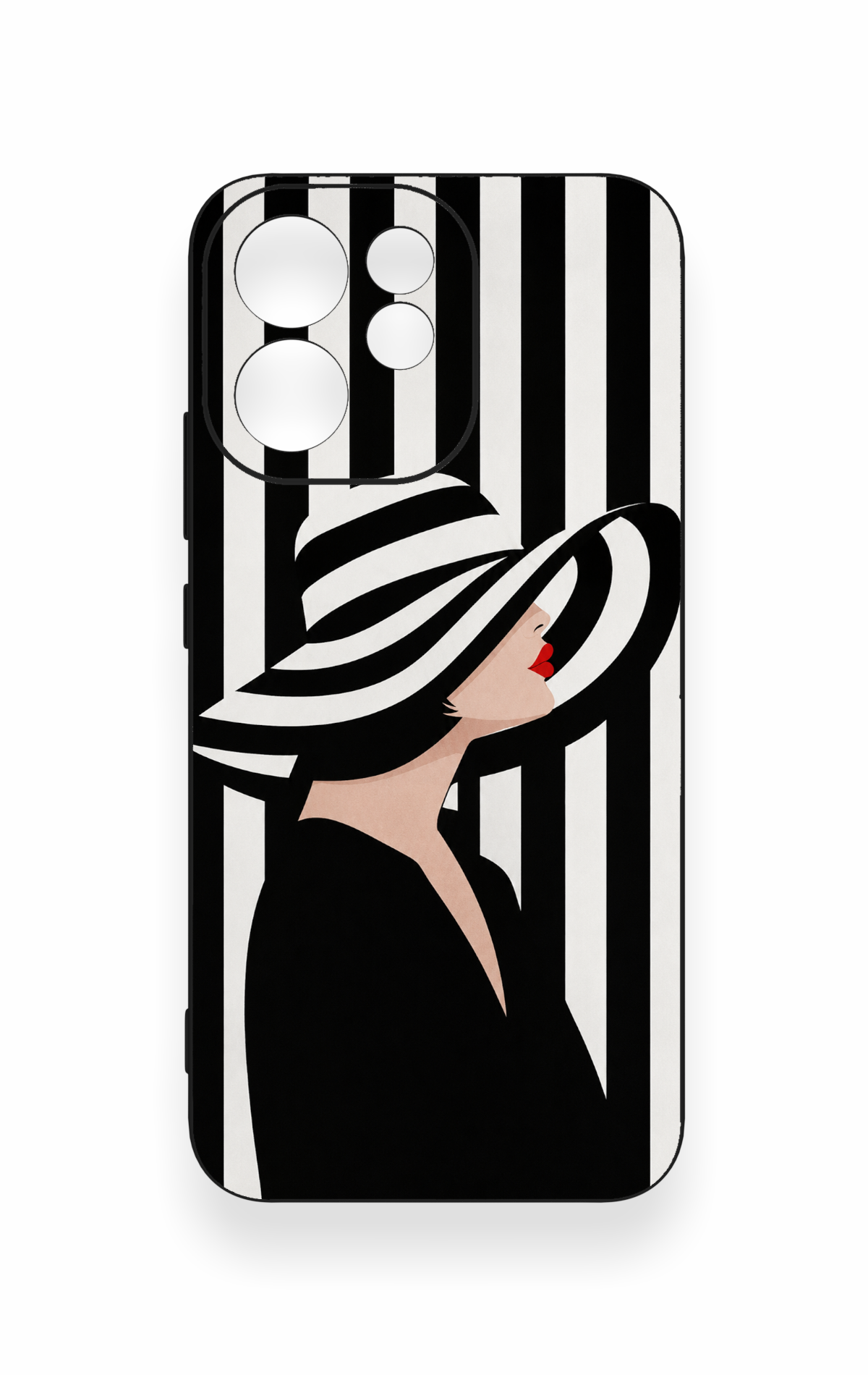 Oppo Reno 15F Uyumlu Madam Marica Desenli Silikon Kılıf