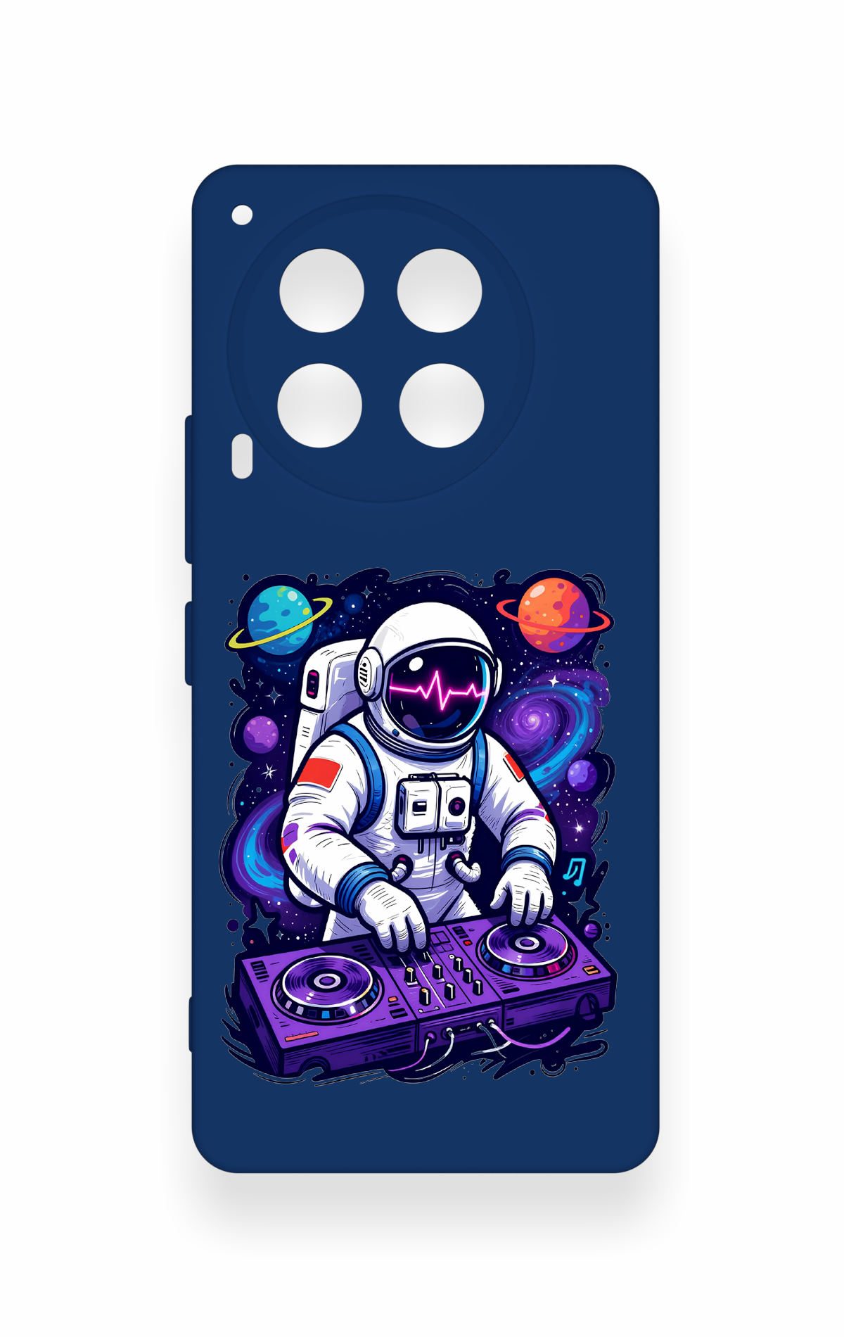 Tecno Camon 30 Uyumlu Astronot DJ Desenli Silikon Kılıf