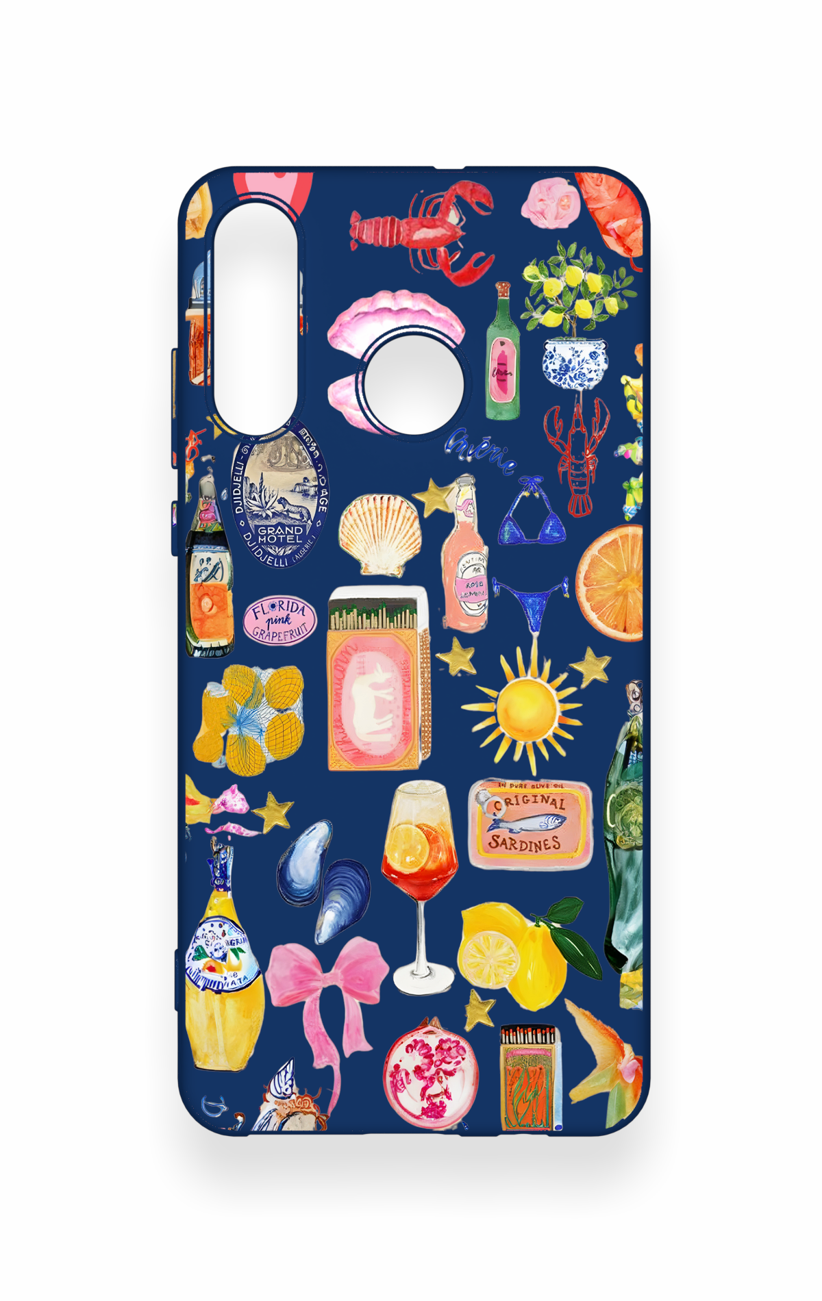 Huawei P30 Lite Uyumlu Summer Desenli Silikon Kılıf