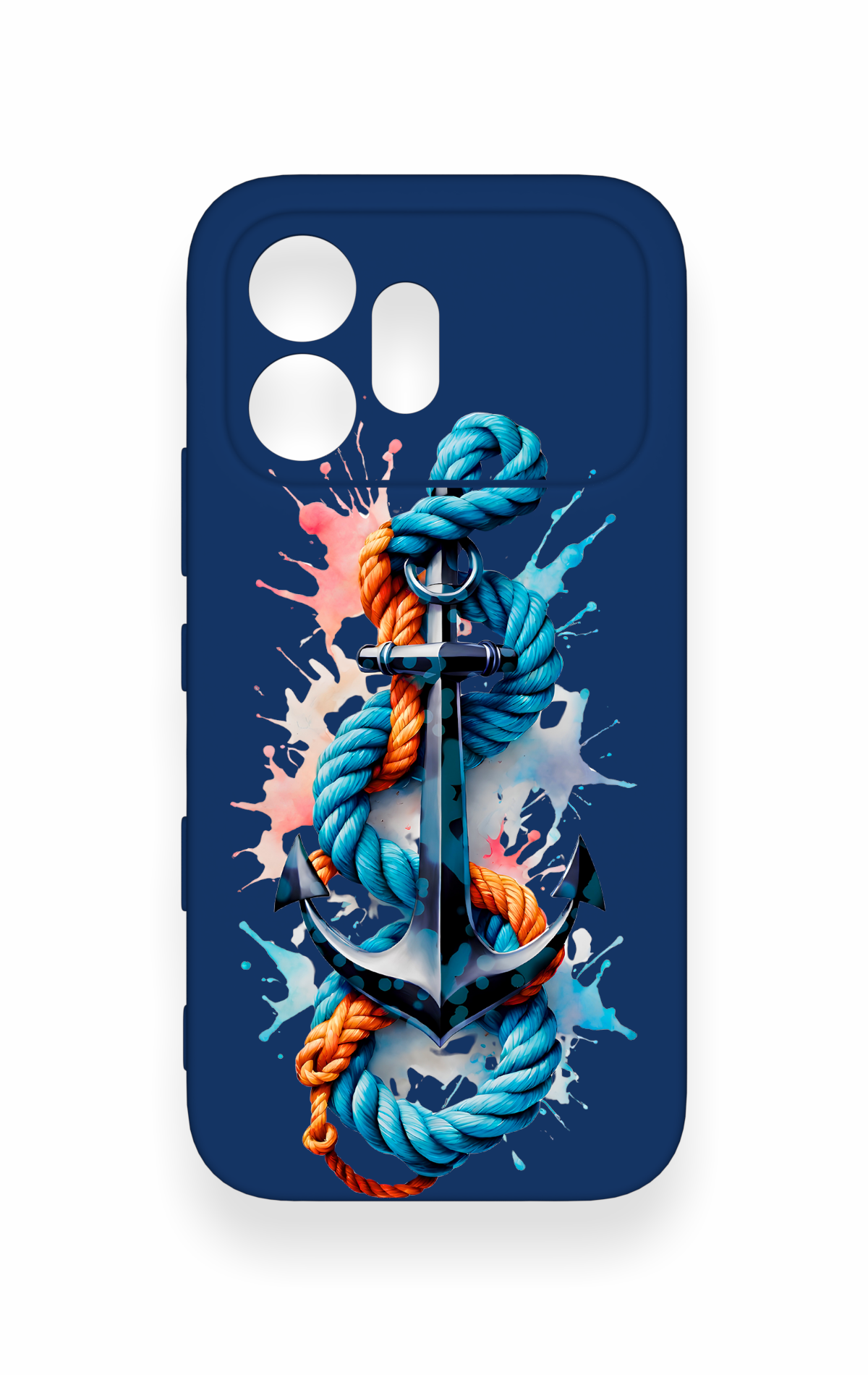 Honor 600 Uyumlu Anchor Desenli Silikon Kılıf