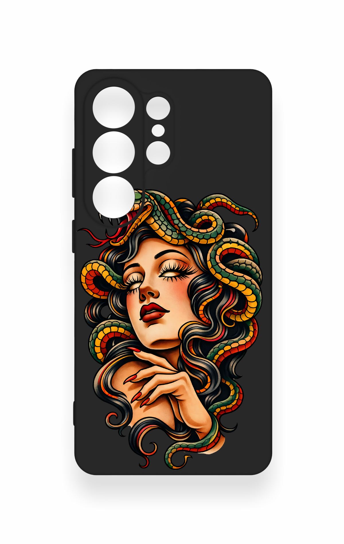 Samsung S26 Ultra Uyumlu Medusa Desenli Silikon Kılıf