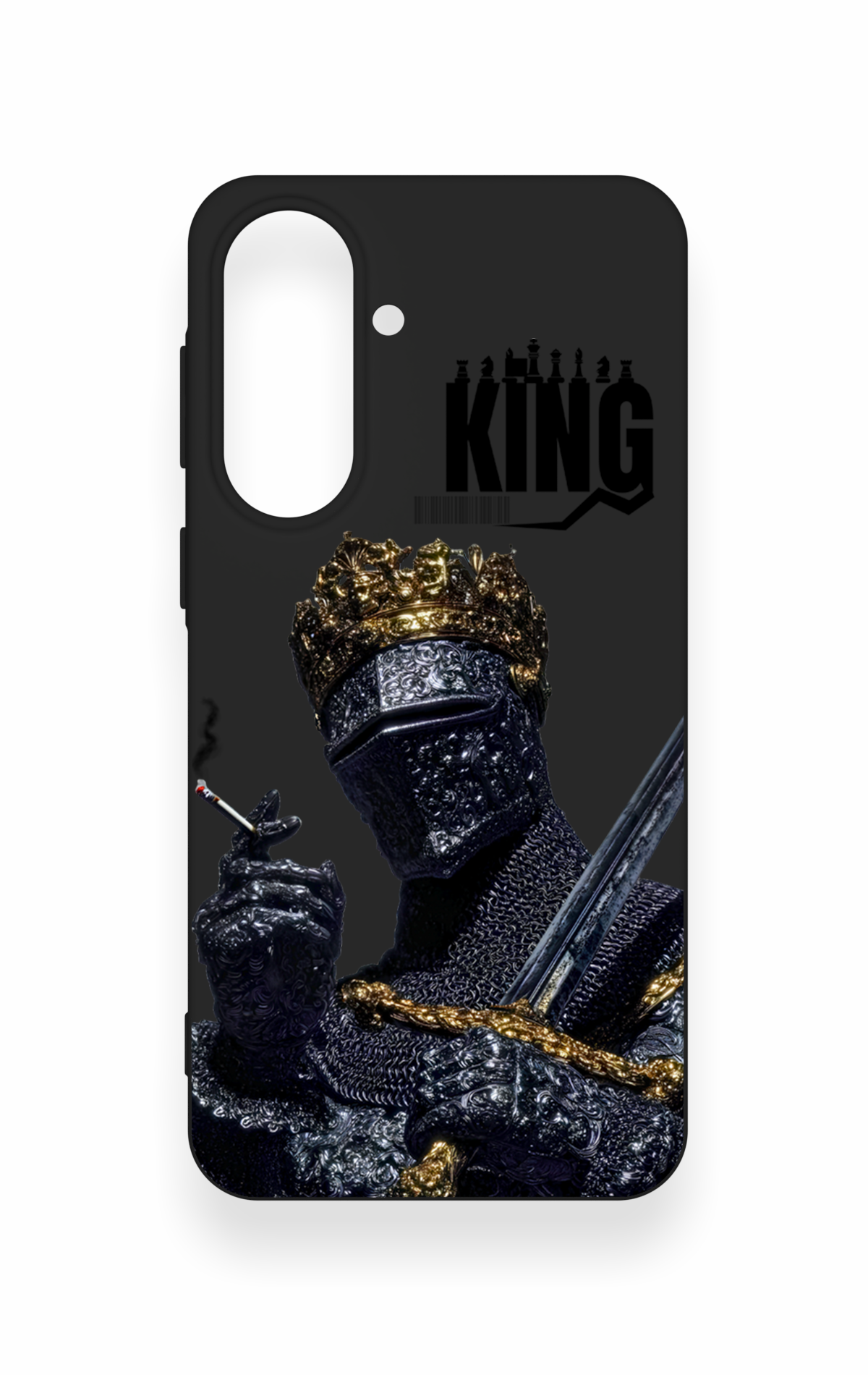 Samsung A37 Uyumlu King Desenli Silikon Kılıf