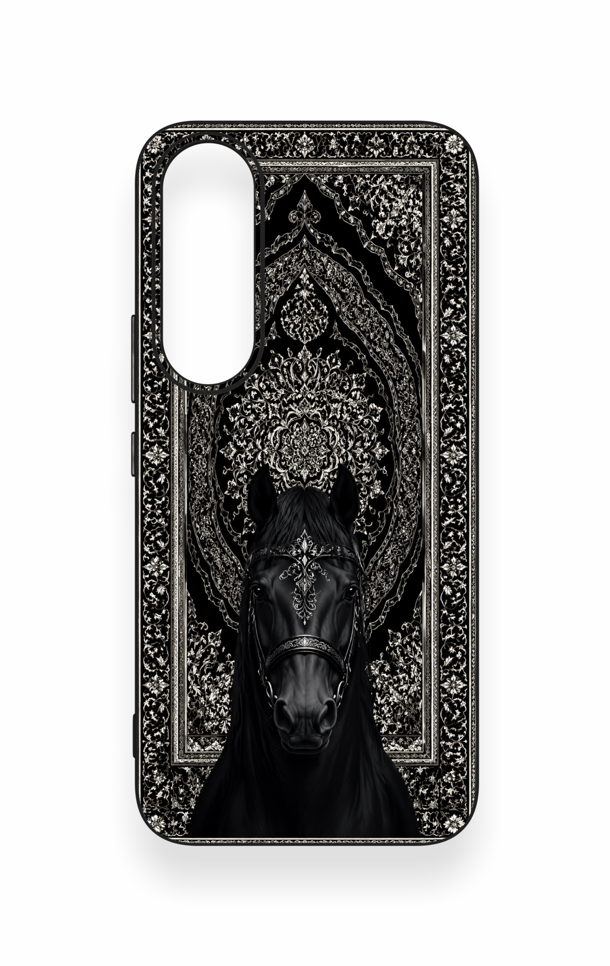 Vivo V70 FE 5G Uyumlu Etnik At Figürü Desenli Silikon Kılıf