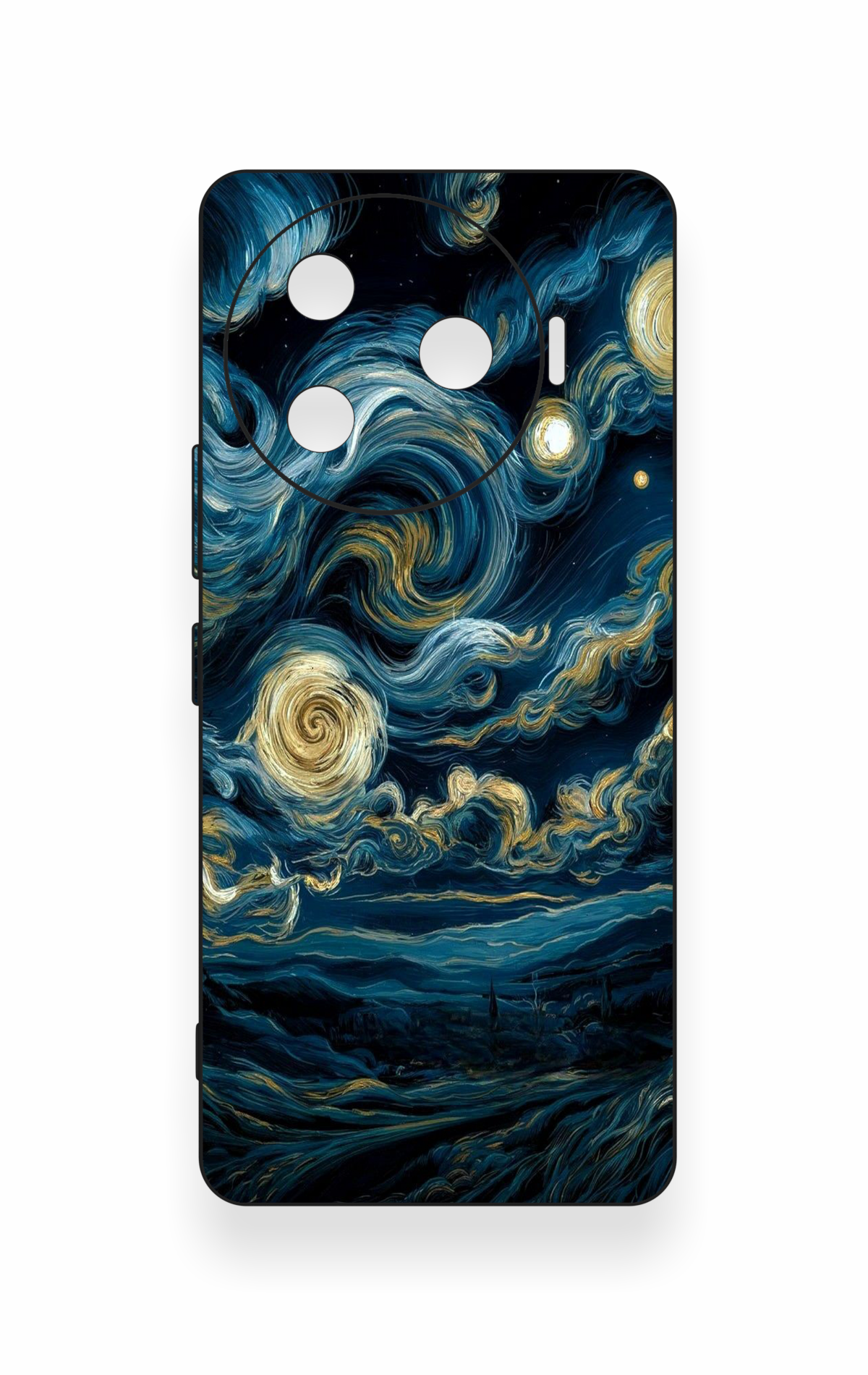 Tecno Camon 30 Pro 5G Uyumlu Yıldızlı Gece Desenli Silikon Kılıf