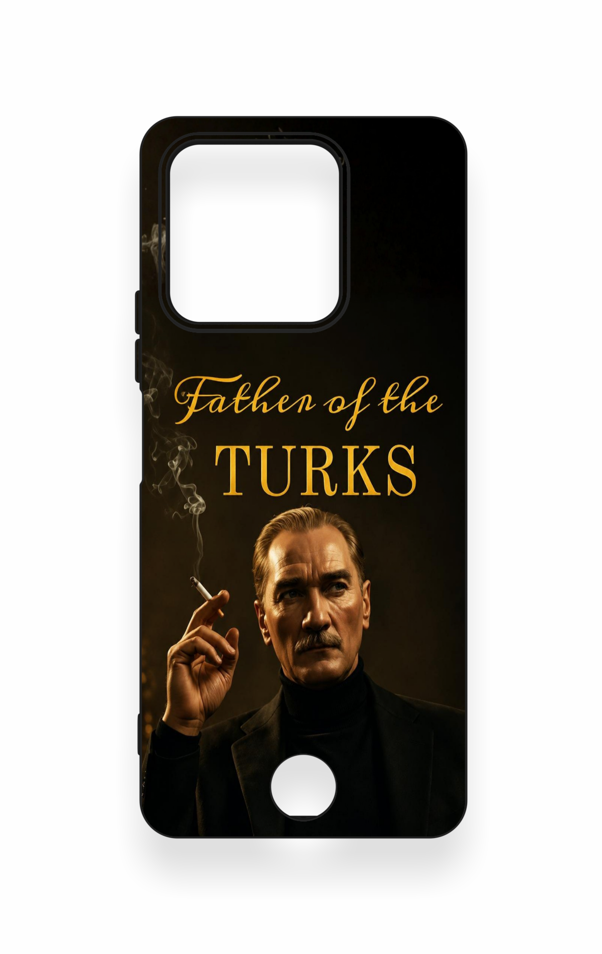 Reeder S71 Uyumlu Father Of The Turks Desenli Silikon Kılıf