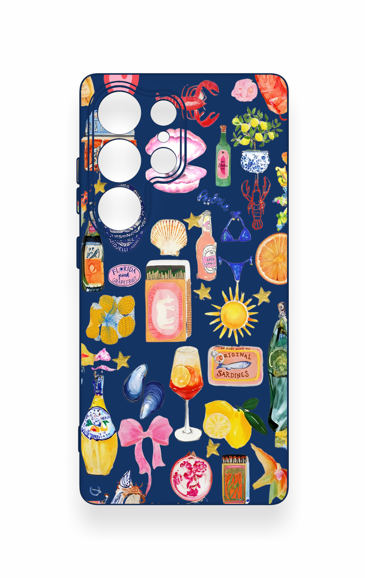 Samsung S25 Ultra Uyumlu Summer Desenli Silikon Kılıf