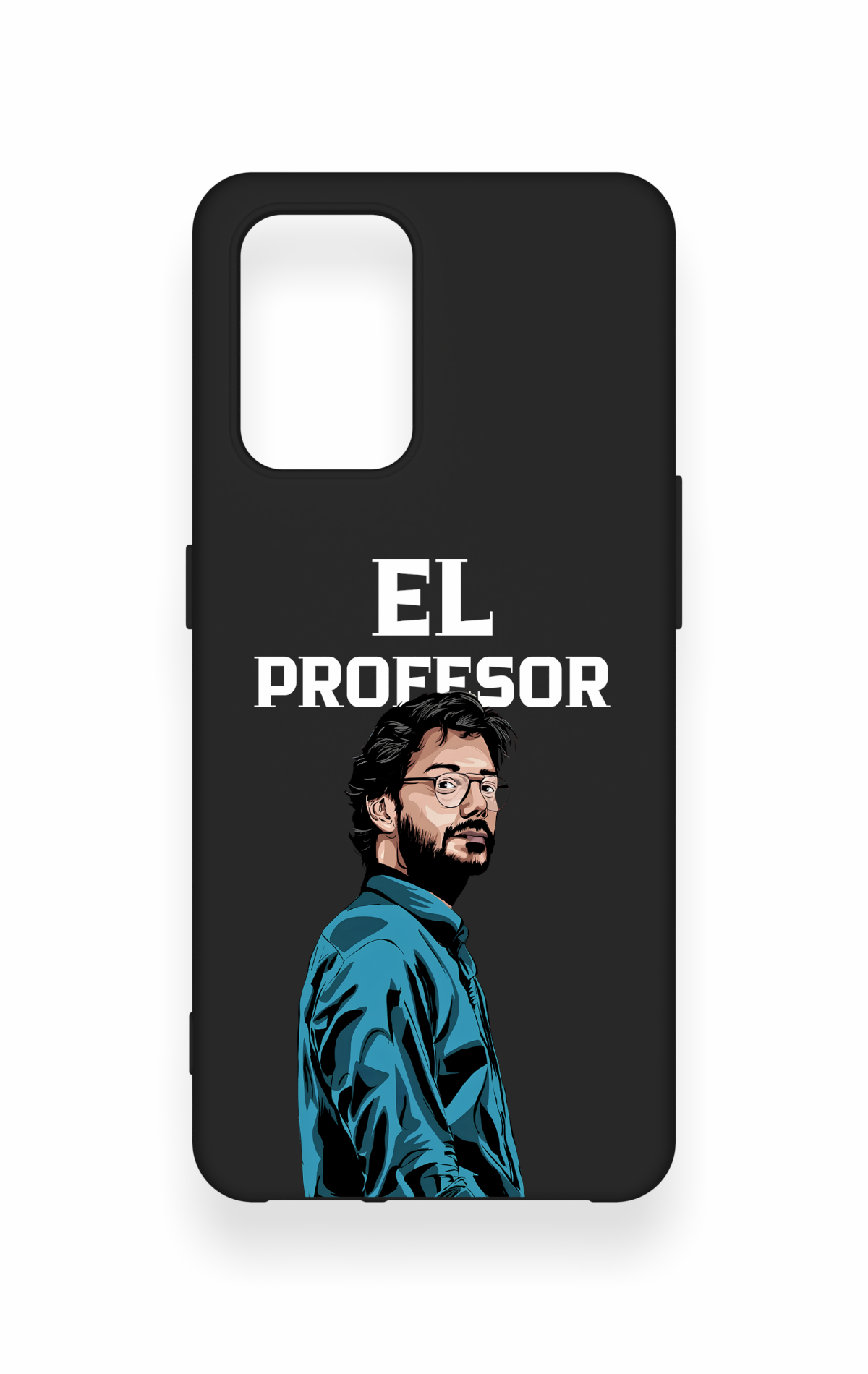Oppo-A74 Uyumlu El Profesor Desenli Silikon Kılıf