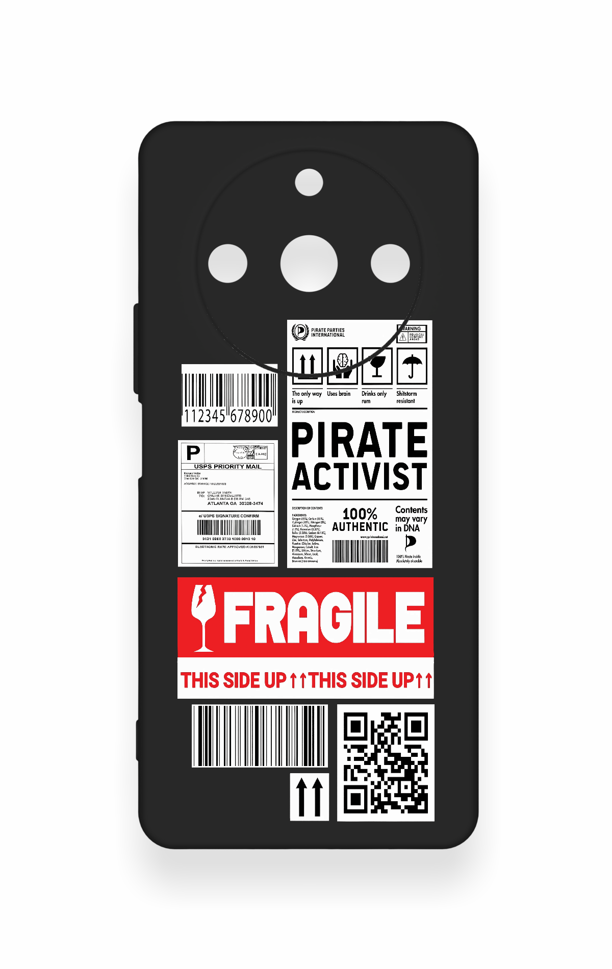 Realme 11 Pro Uyumlu Fragile Desenli Silikon Kılıf