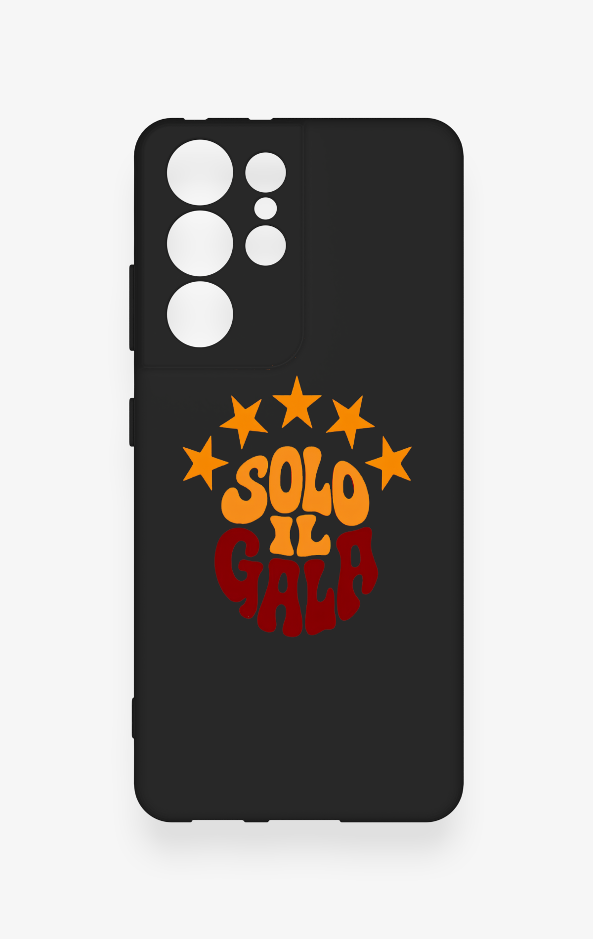 Samsung S21 Ultra Uyumlu Solo IL Gala Desenli Silikon Kılıf