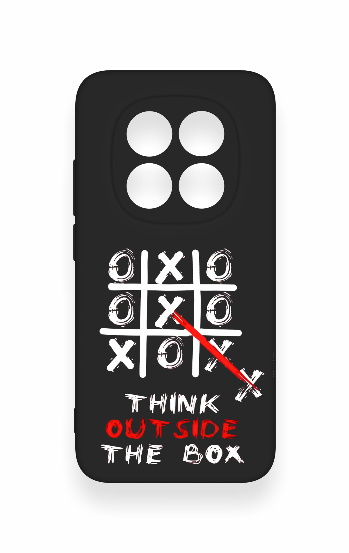 Redmi Note 15 Pro 5G Uyumlu Out Side The Box Desenli Silikon Kılıf