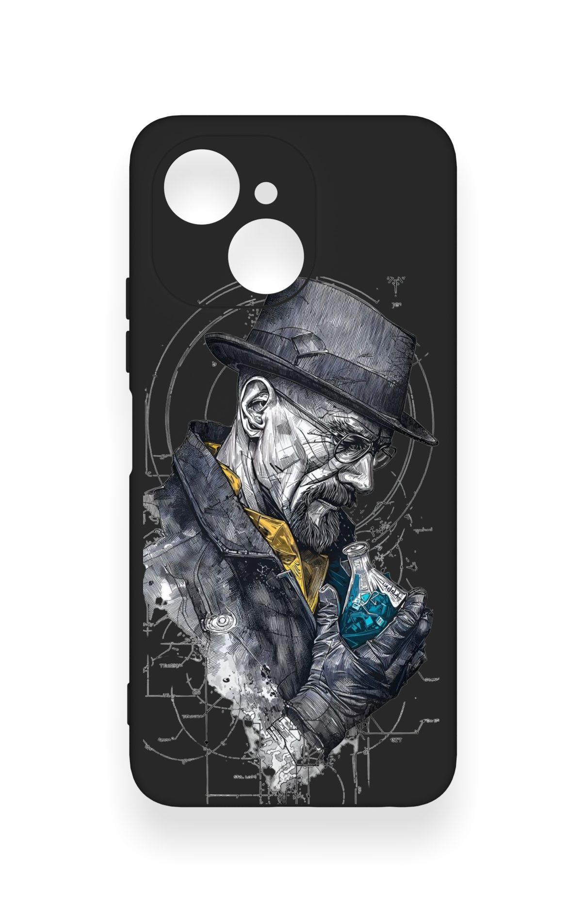 Tecno Spark 40C Uyumlu Walter White Desenli Silikon Kılıf