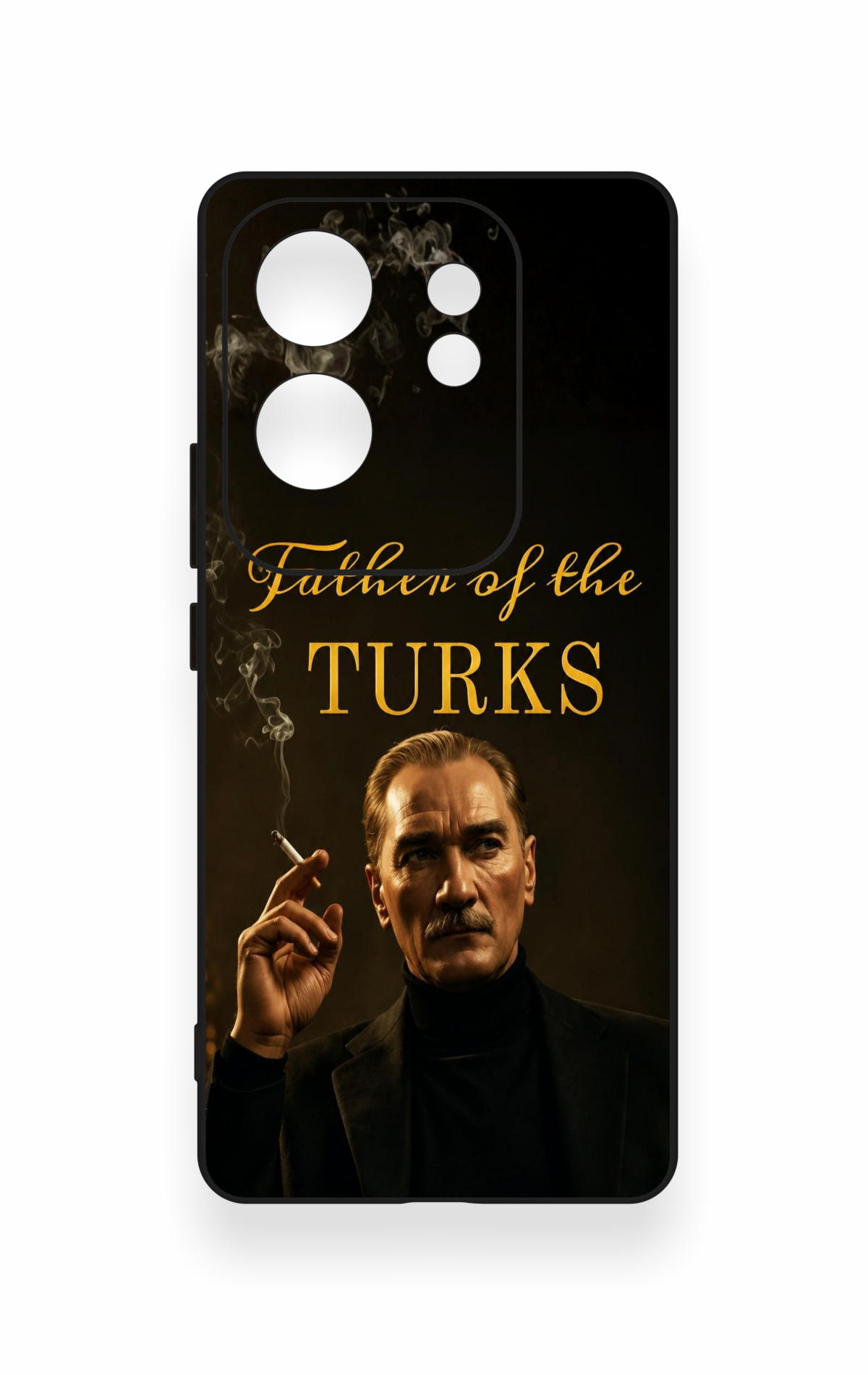 İnfinix Zero 30 Uyumlu Father Of The Turks Desenli Silikon Kılıf