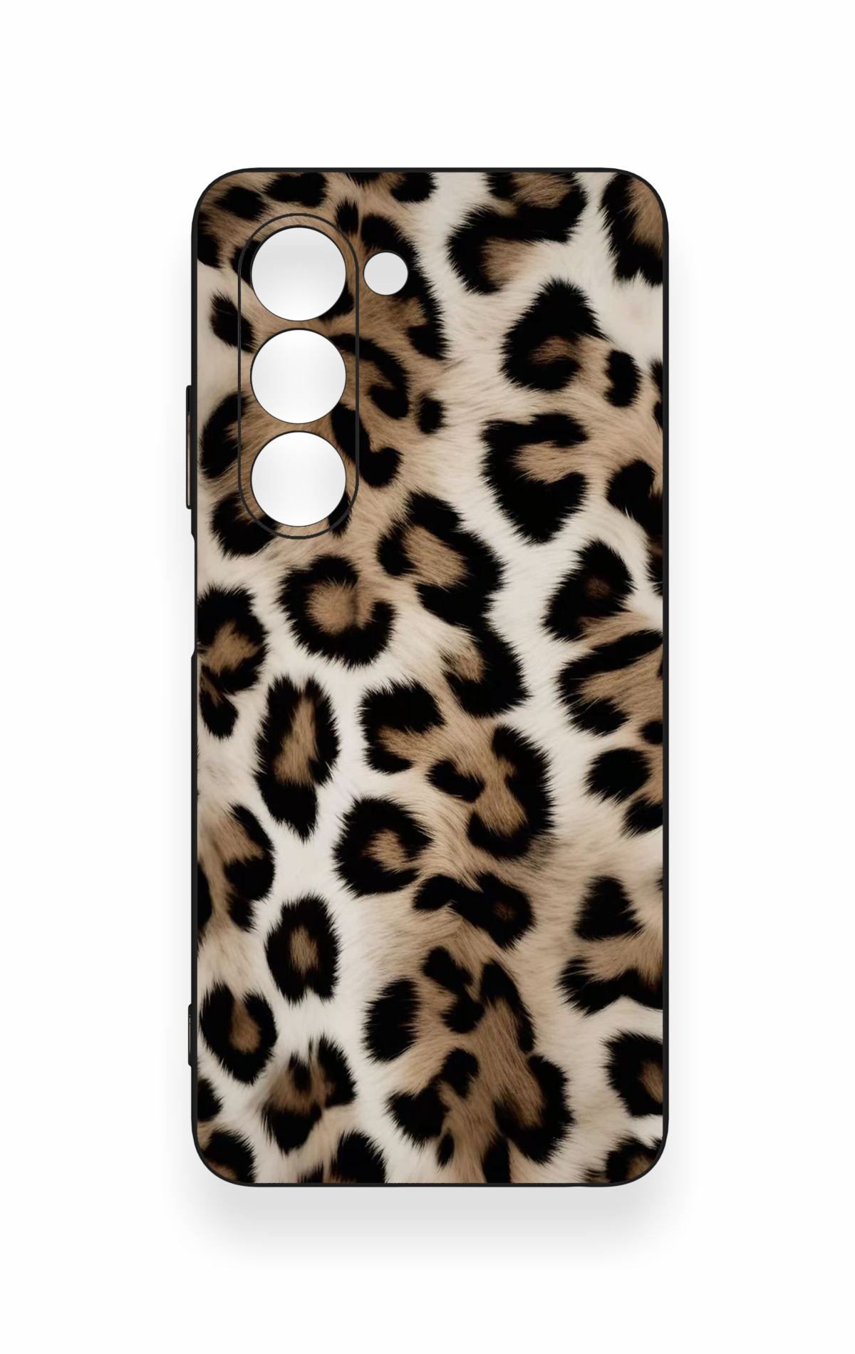 Oppo A5 5G Uyumlu Leopar Derisi Desenli Silikon Kılıf