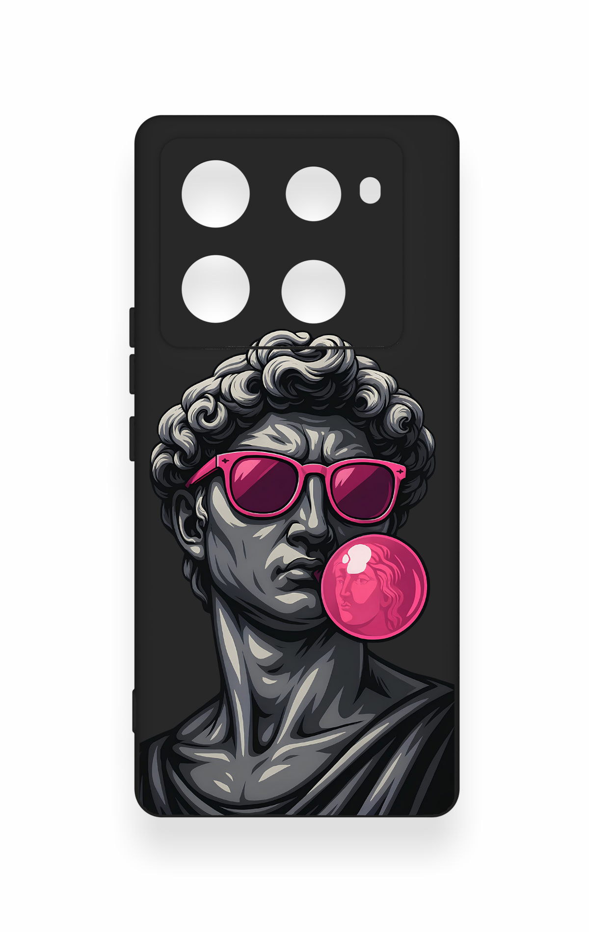 İnfinix Note 40 Pro Uyumlu Pop David Desenli Silikon Kılıf
