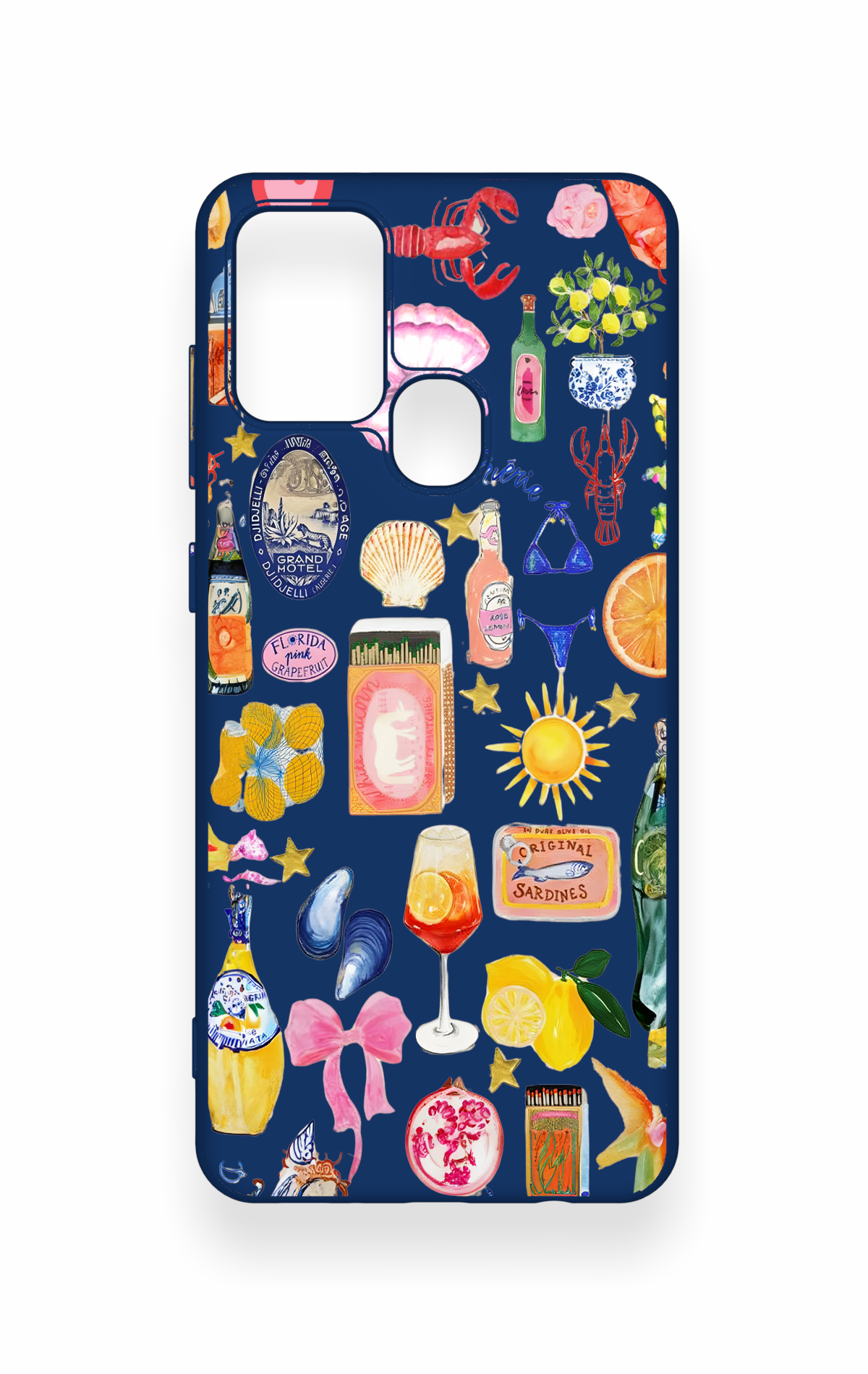 Samsung A21S Uyumlu Summer Desenli Silikon Kılıf