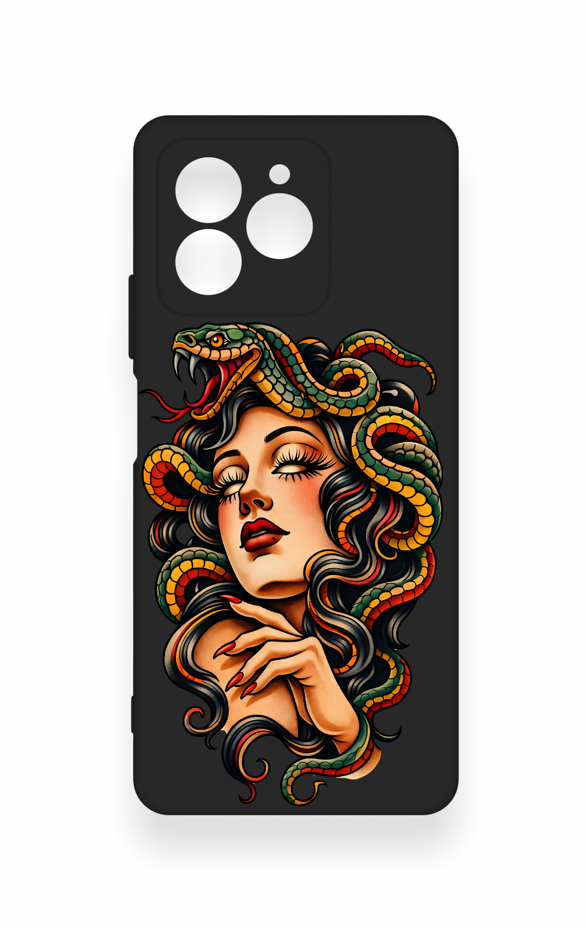 Omix X7 Uyumlu Medusa Desenli Silikon Kılıf