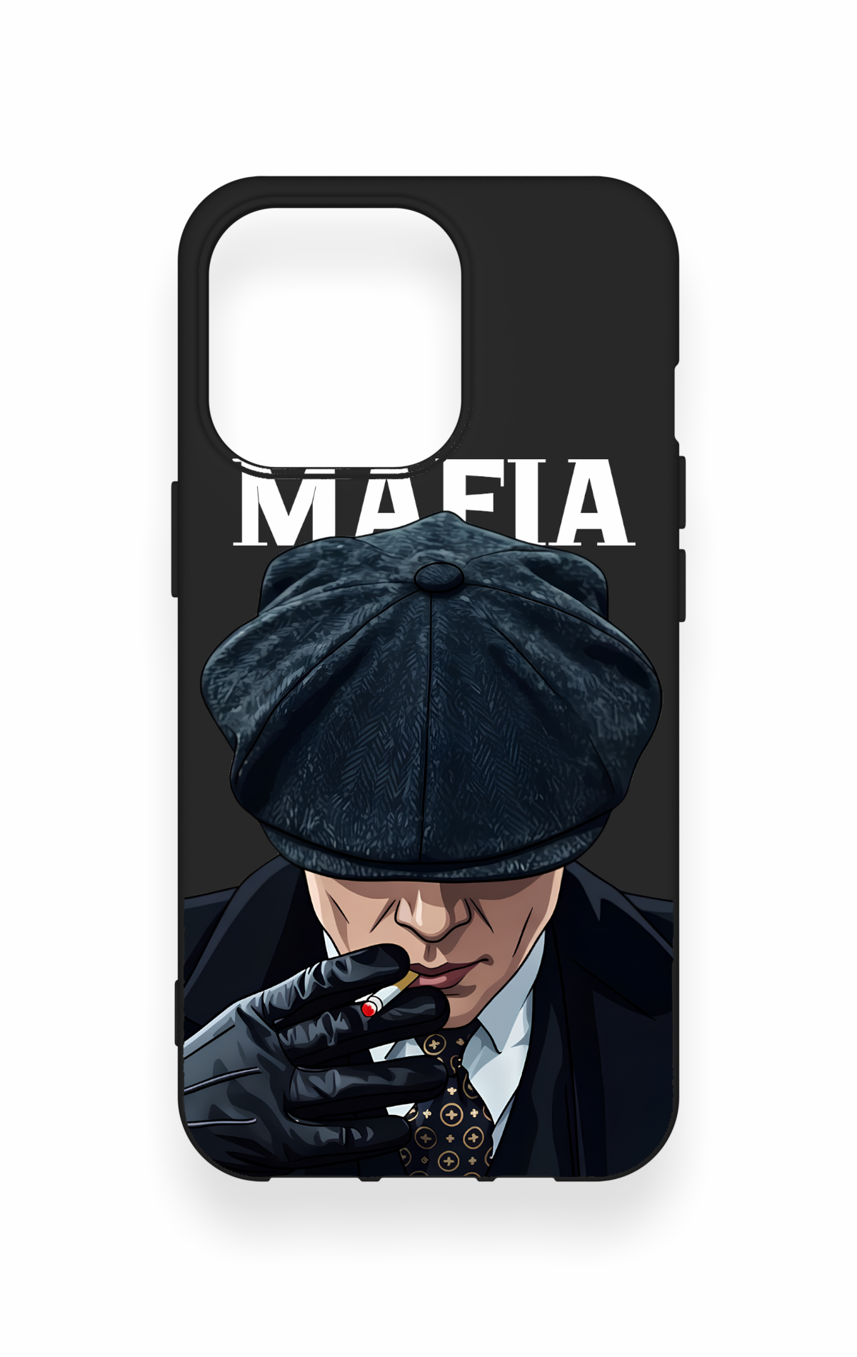 iPhone 13 Pro Uyumlu MAFIA Desenli Silikon Kılıf