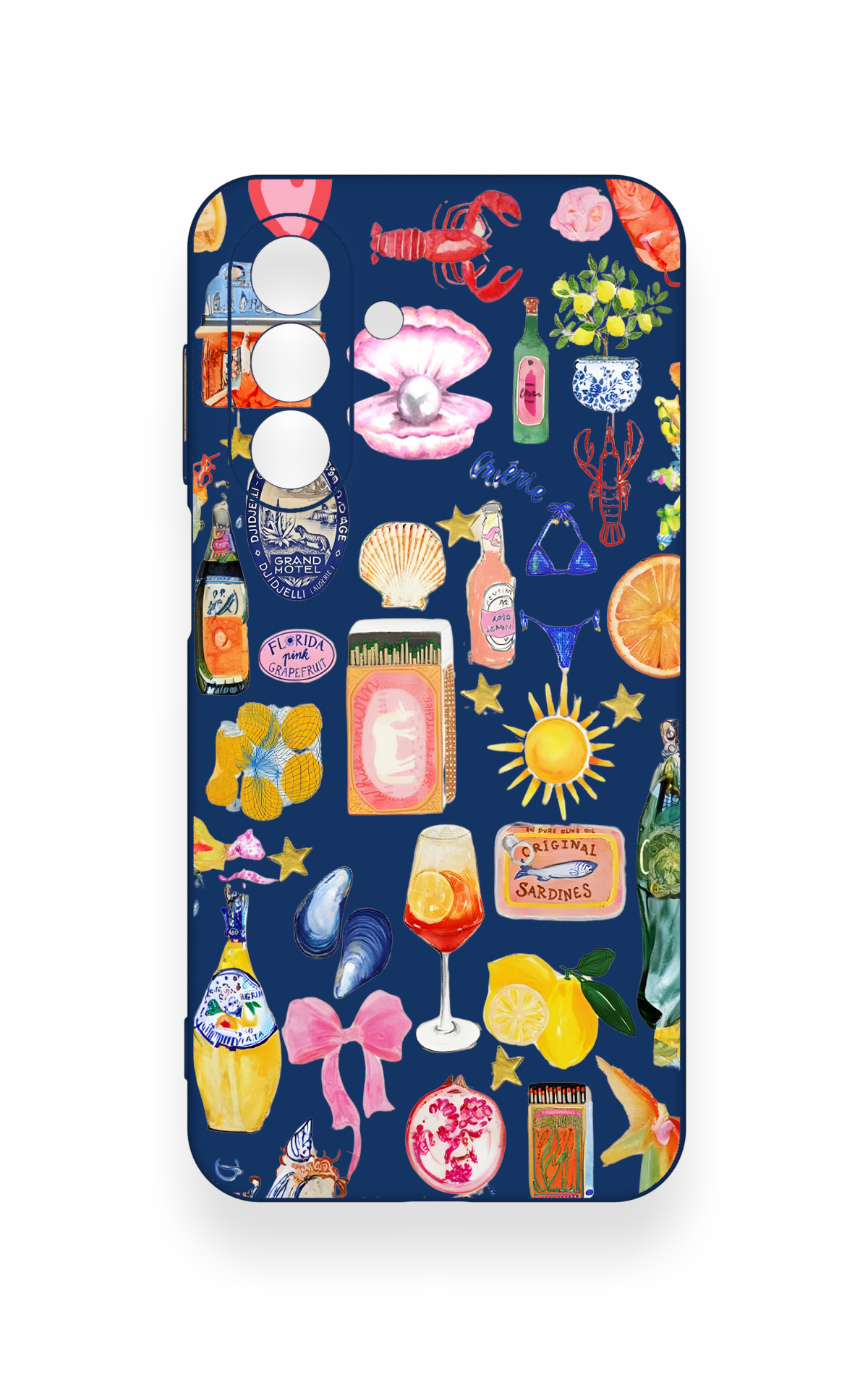 Samsung A17 Uyumlu Summer Desenli Silikon Kılıf