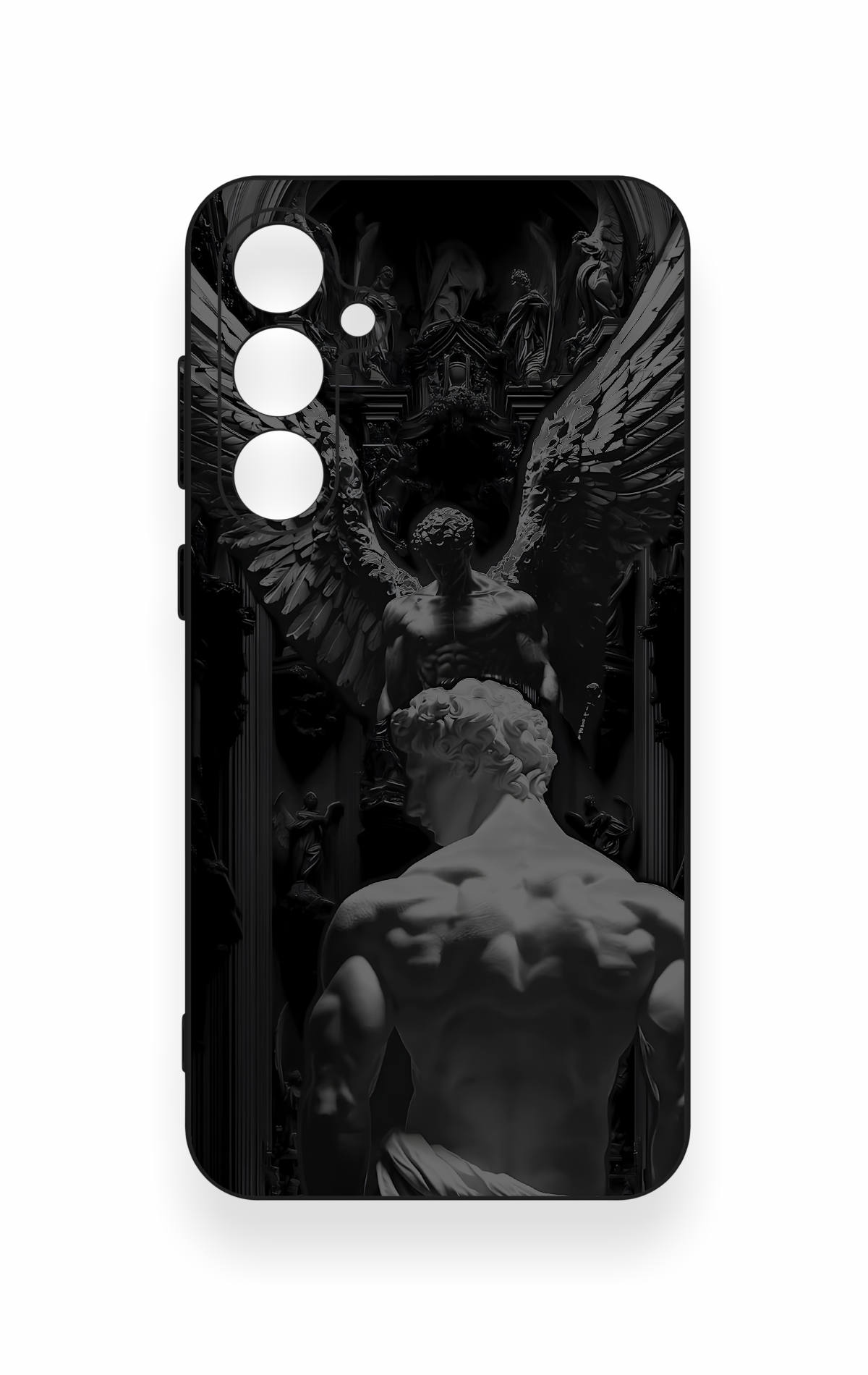 Samsung S23Fe Uyumlu Icarus Desenli Silikon Kılıf