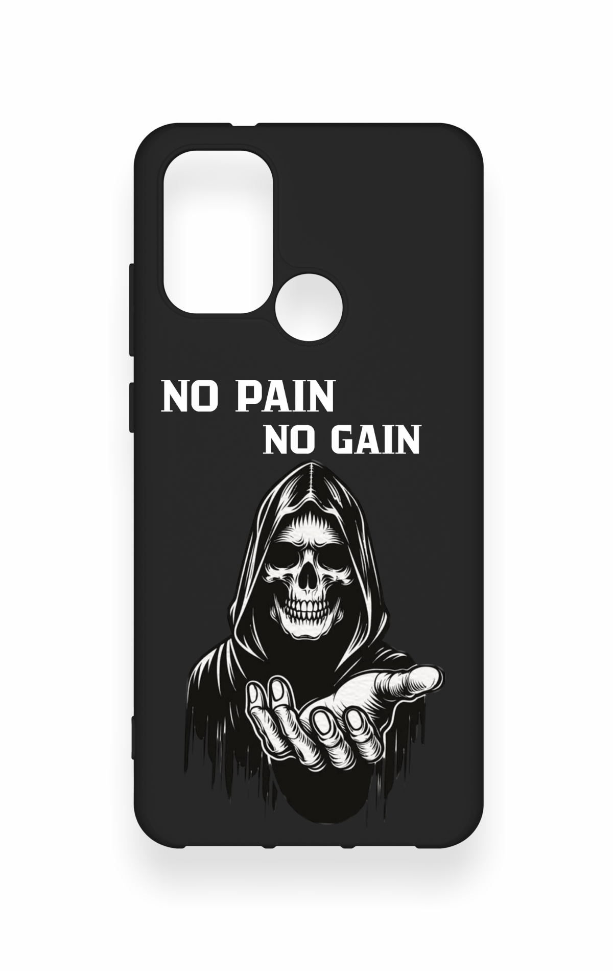 Casper Via F20 Uyumlu No Pain No Gain Desenli Silikon Kılıf