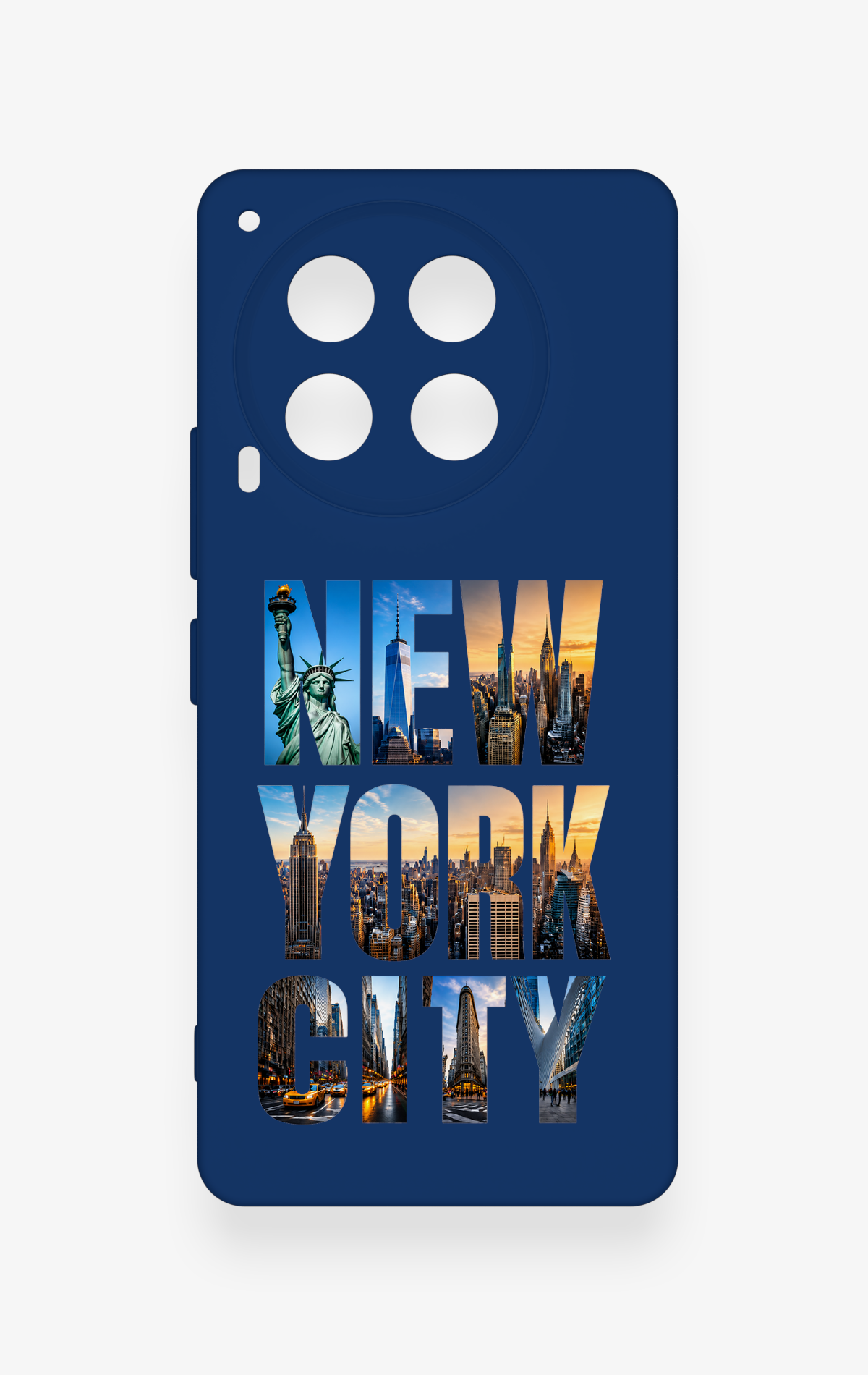 Tecno Camon 30 Uyumlu New York City Desenli Silikon Kılıf