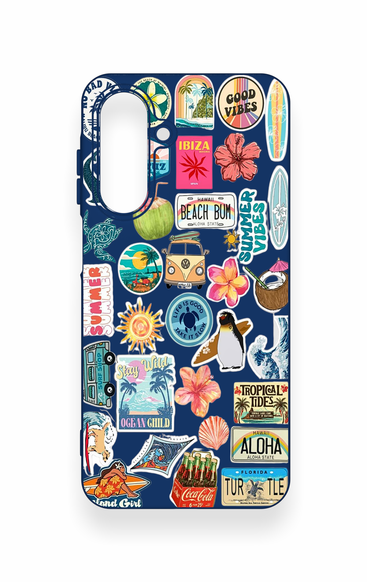 Samsung A26 Uyumlu Summer Vibes Desenli Silikon Kılıf