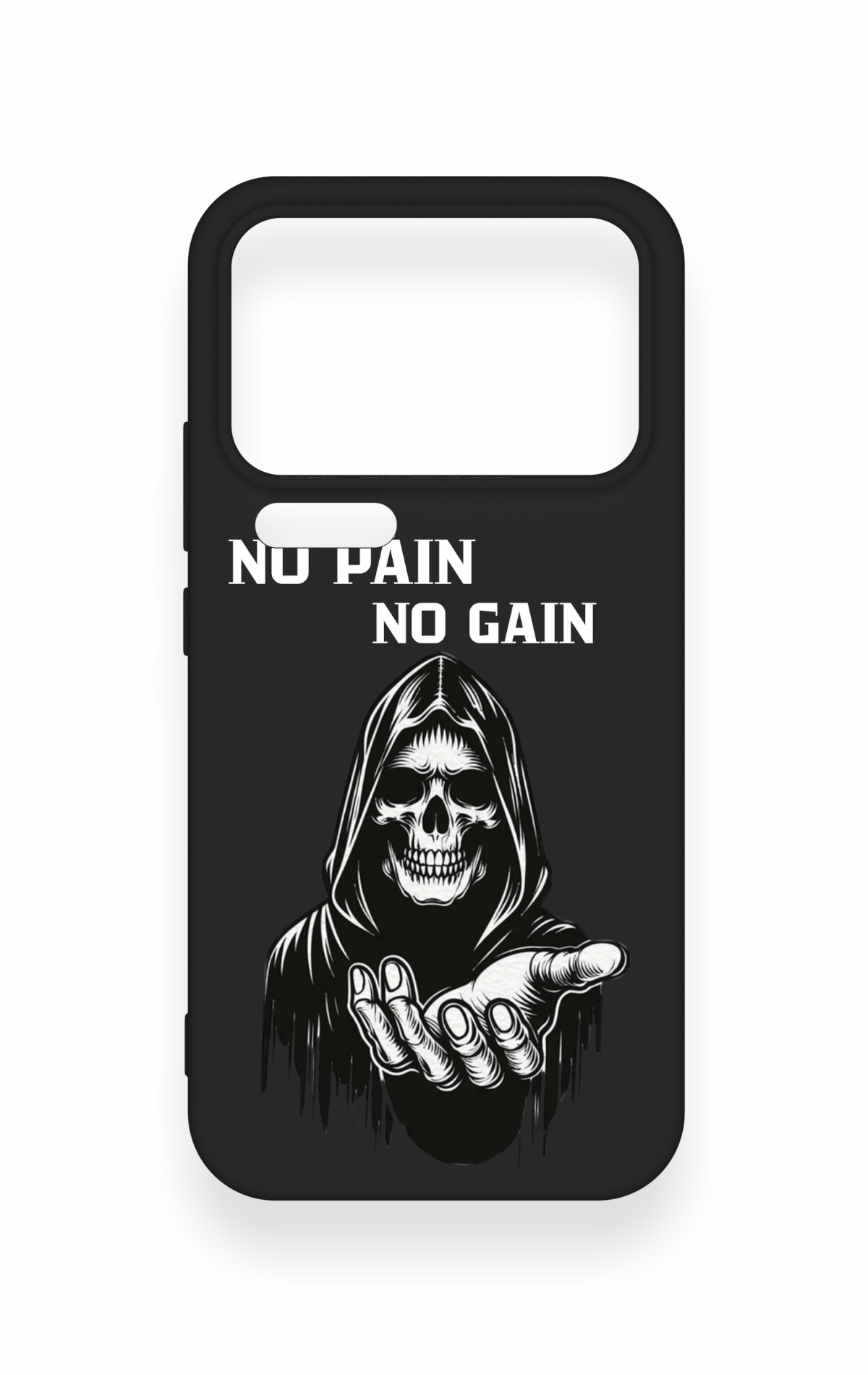 Mi 17 Pro Max Uyumlu No Pain No Gain Desenli Silikon Kılıf