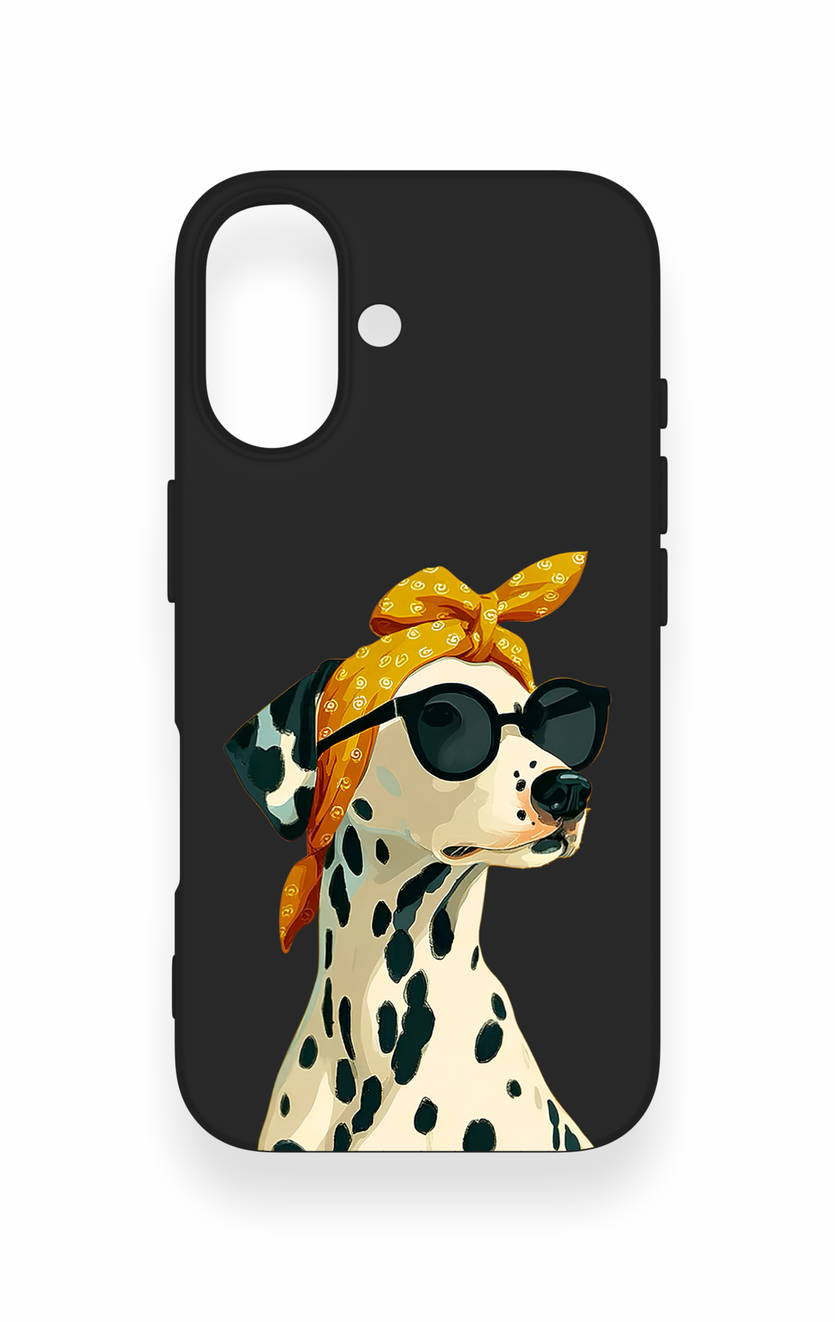 iPhone 16 Uyumlu Cool Dalmaçyalı Desenli Silikon Kılıf