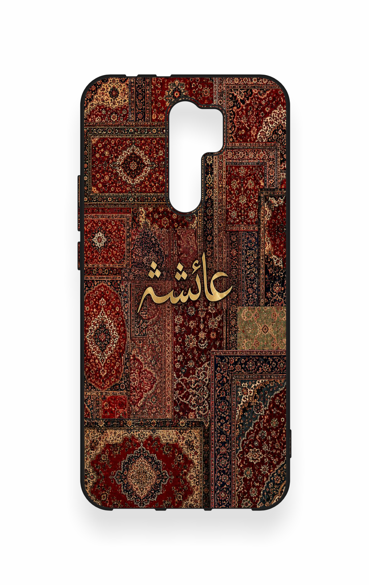 Redmi 9 Uyumlu Vintage Halı Desenli Silikon Kılıf
