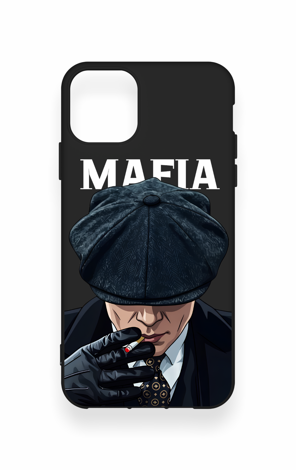 iPhone 11 Pro Max Uyumlu MAFIA Desenli Silikon Kılıf