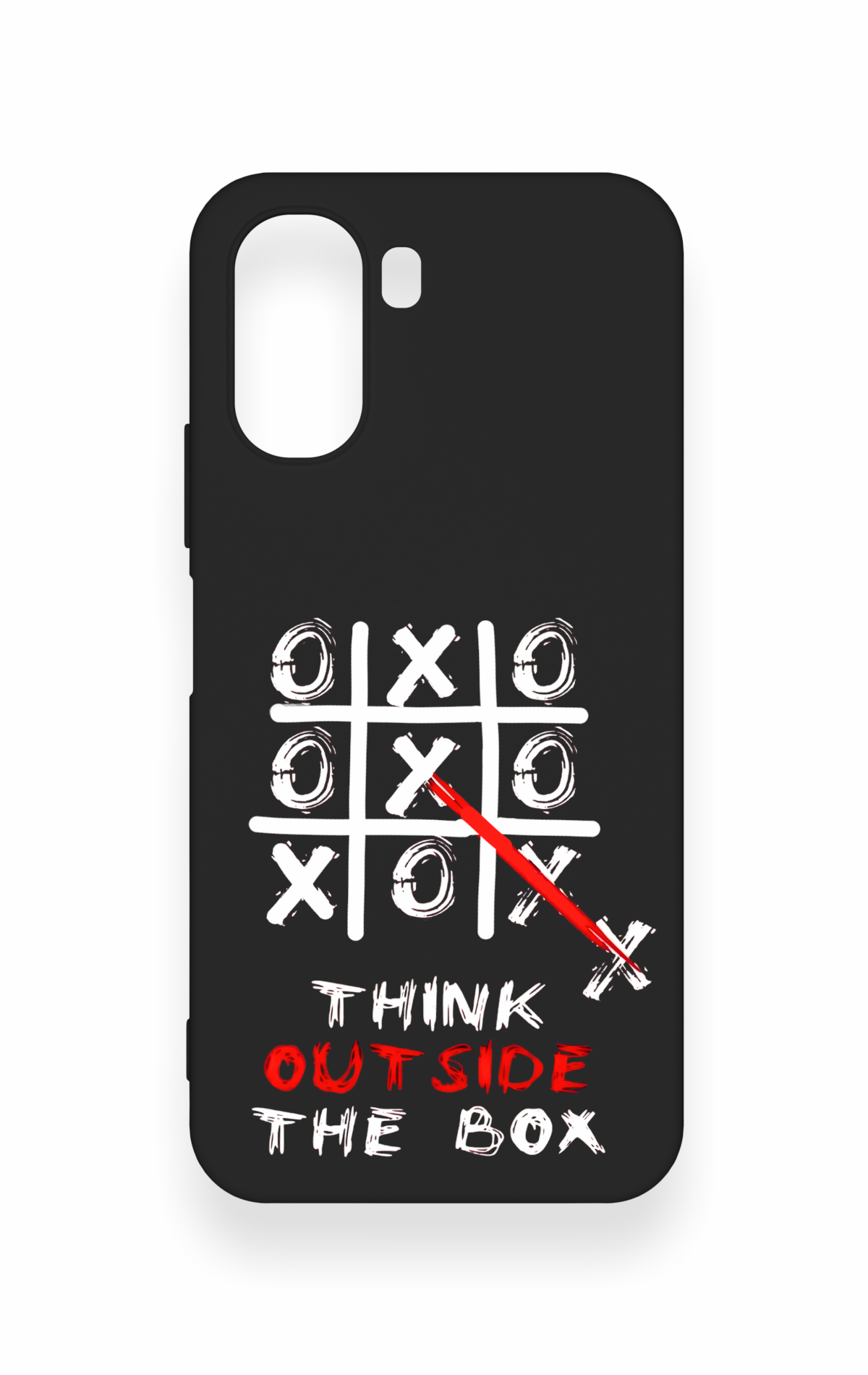 Oppo A6T Uyumlu Out Side The Box Desenli Silikon Kılıf