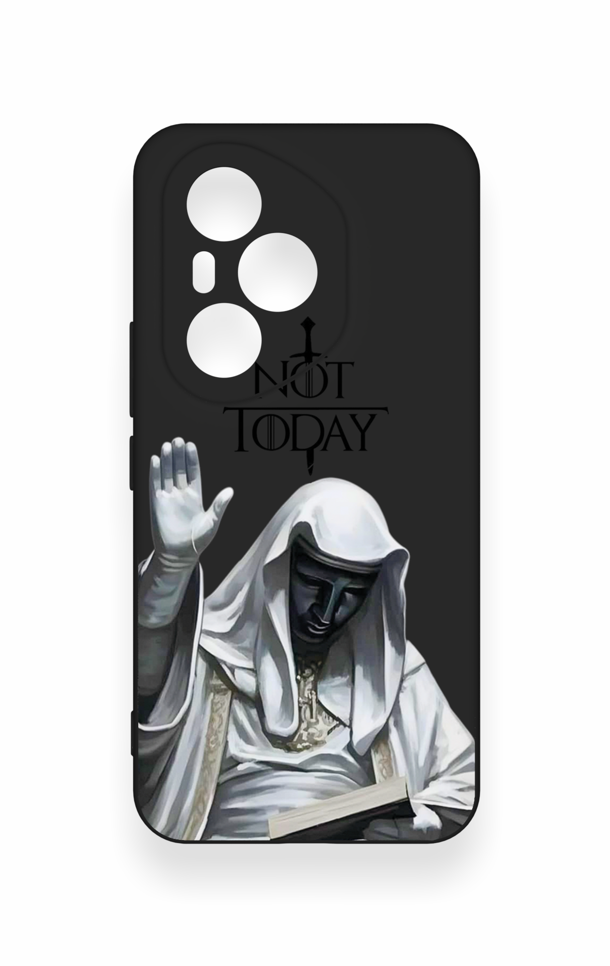 Honor 400 Pro Uyumlu Not Today Desenli Silikon Kılıf