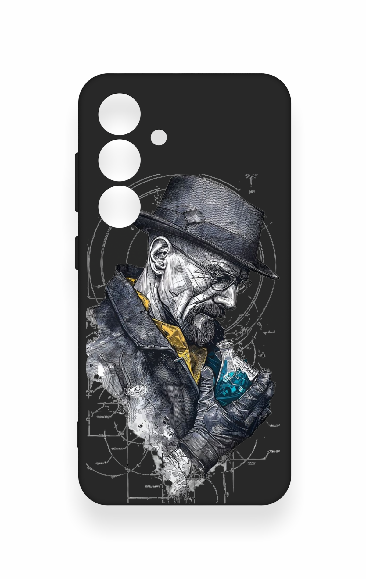 Samsung S24 Uyumlu Walter White Desenli Silikon Kılıf