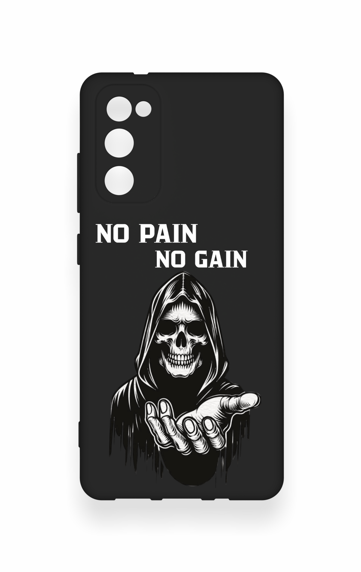 Samsung S20Fe Uyumlu No Pain No Gain Desenli Silikon Kılıf