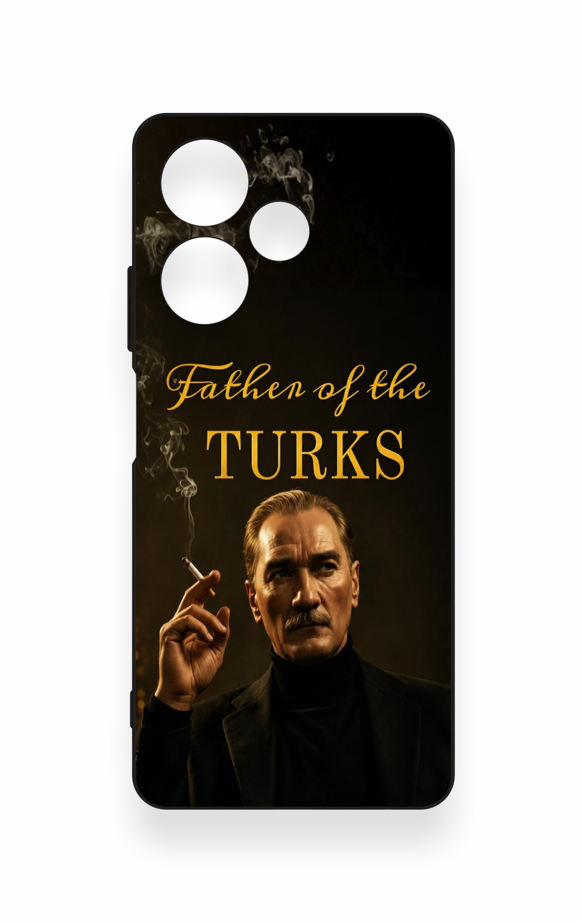 İnfinix Hot 30 Uyumlu Father Of The Turks Desenli Silikon Kılıf