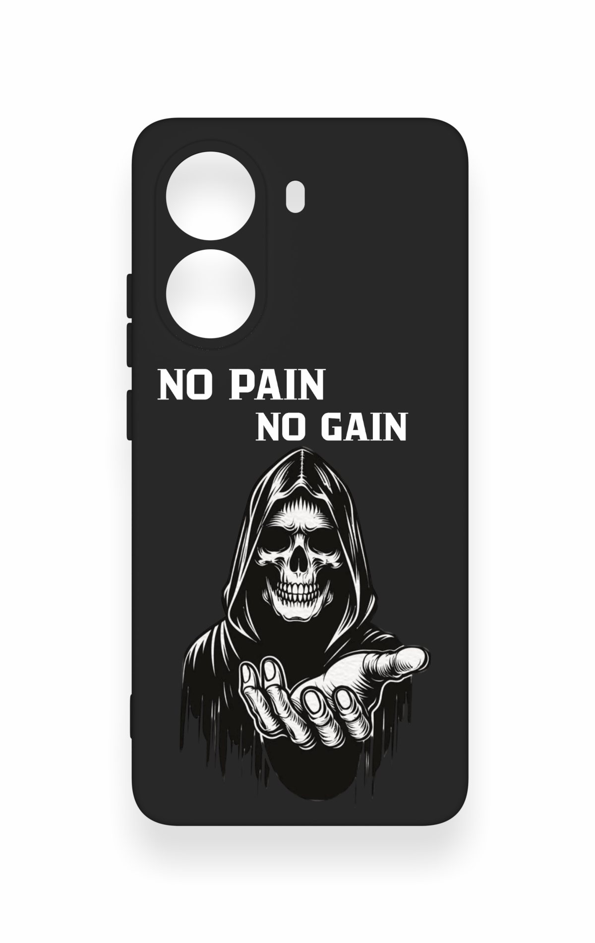 Poco X7 Pro Uyumlu No Pain No Gain Desenli Silikon Kılıf