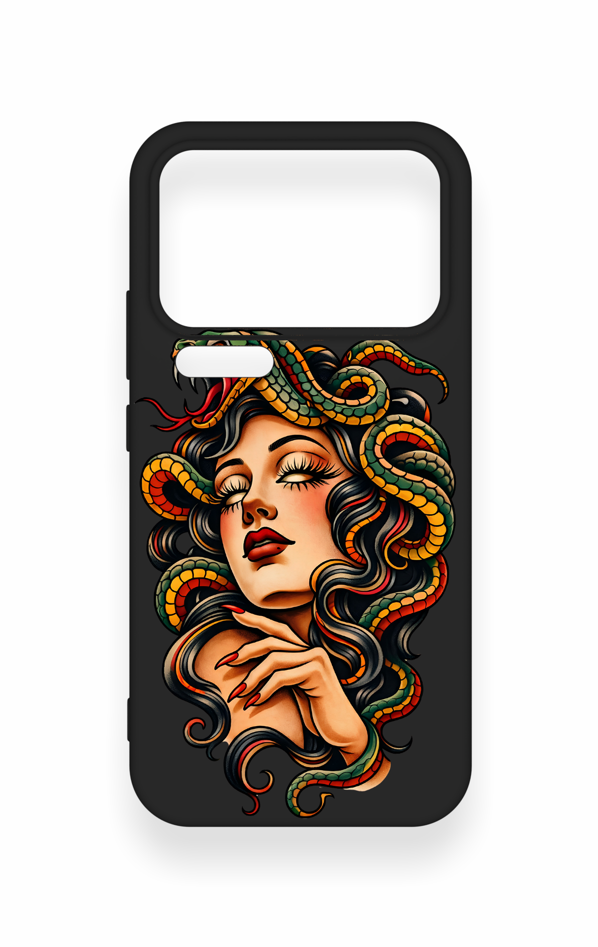 Mi 17 Pro Max Uyumlu Medusa Desenli Silikon Kılıf